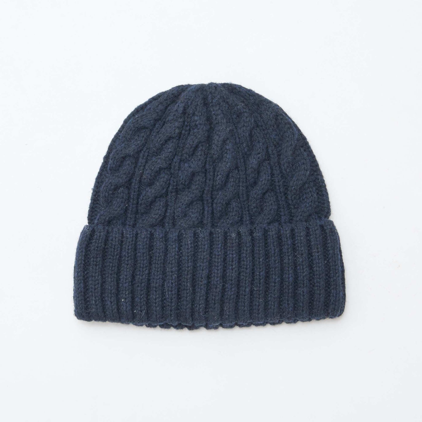 Gorro de punto trenzado AZUL