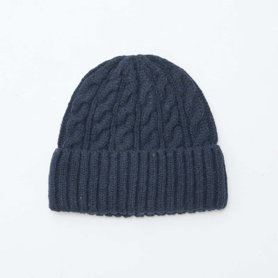 Gorro de punto trenzado AZUL