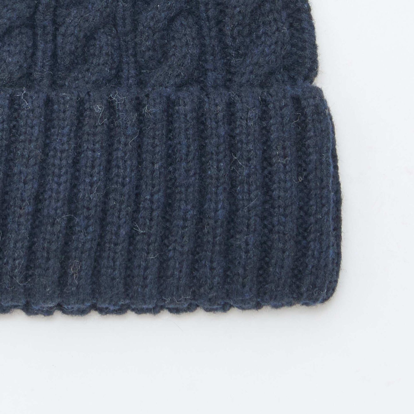Gorro de punto trenzado AZUL