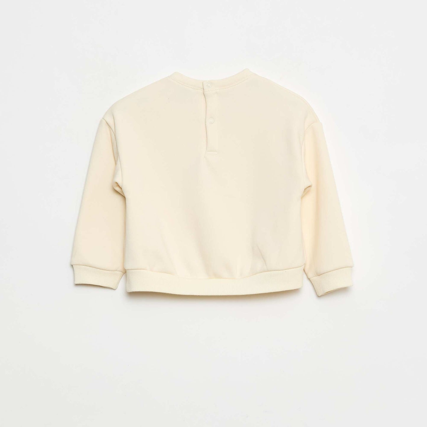 Sweater polar con motivo navideño BLANCO