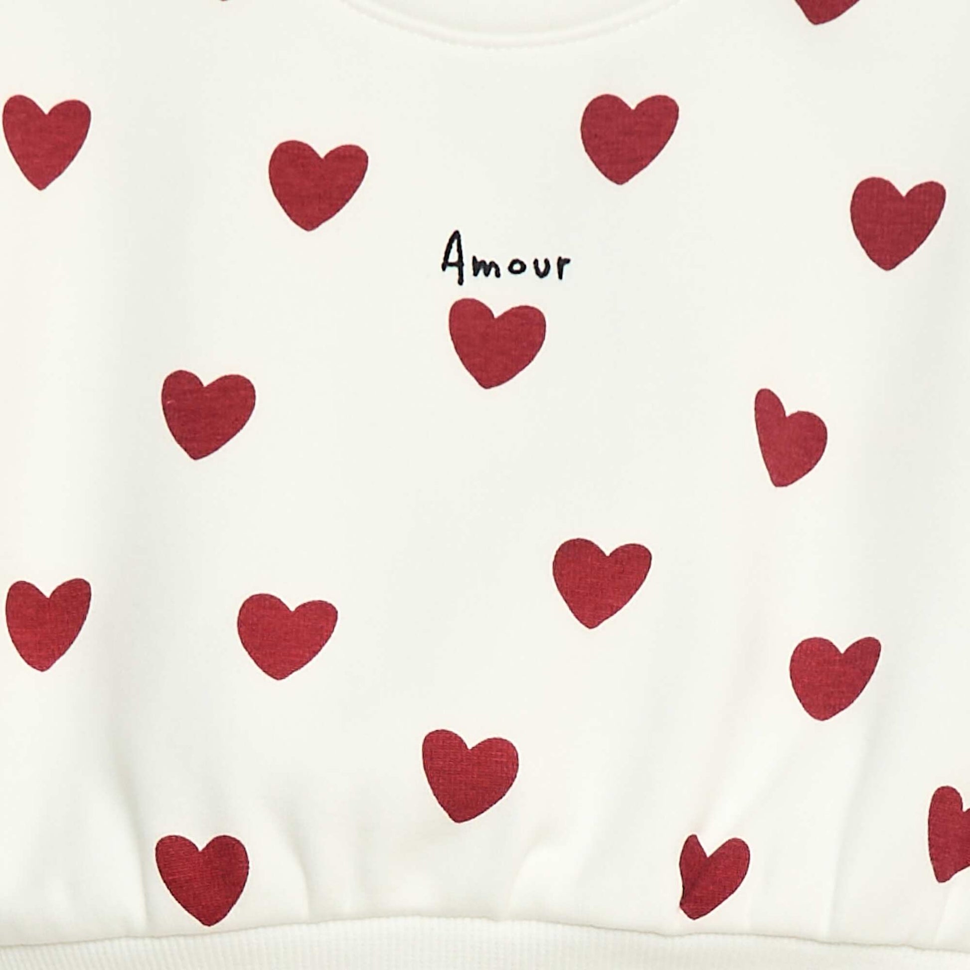 Sweater polar con estampado BLANCO