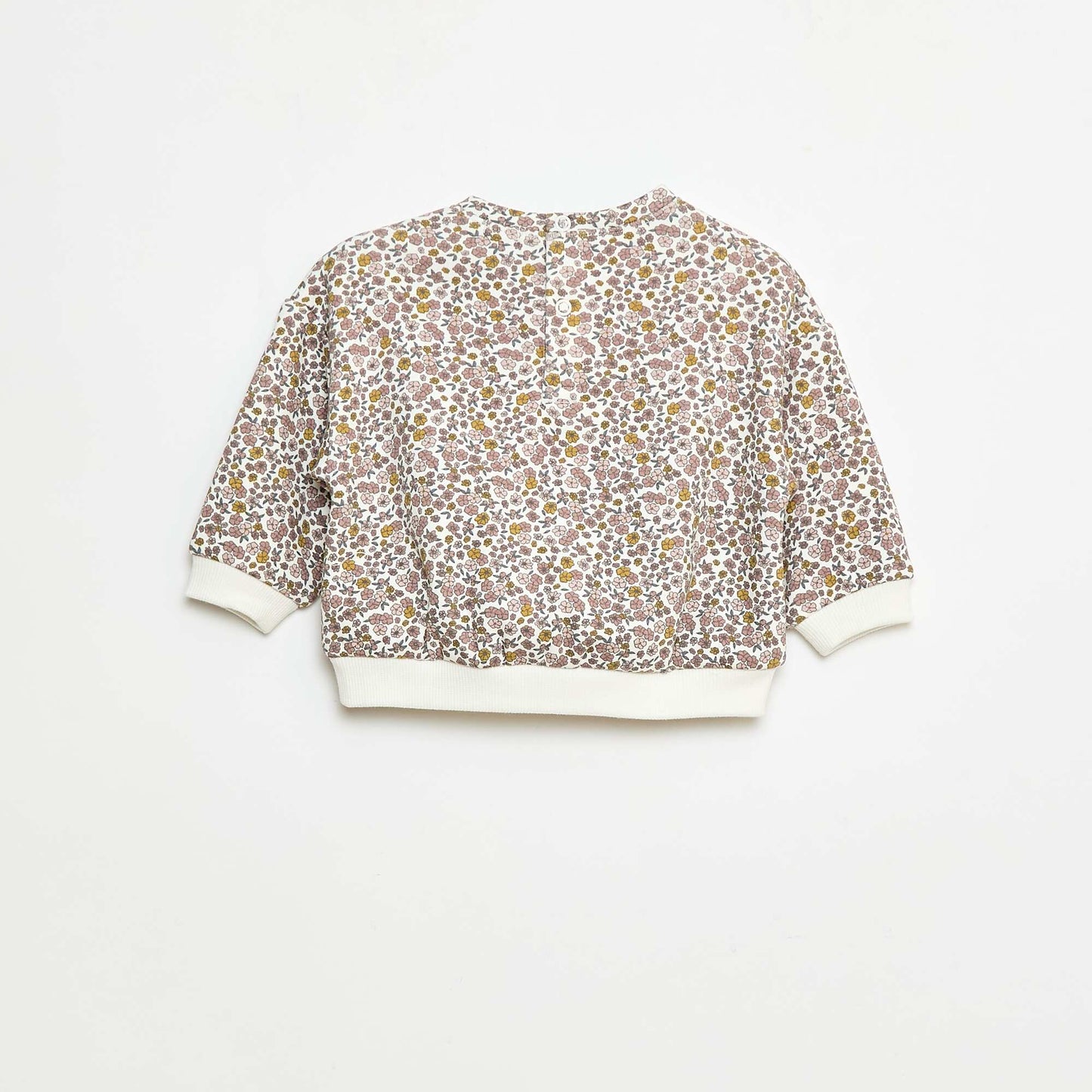 Sweater polar con estampado BLANCO