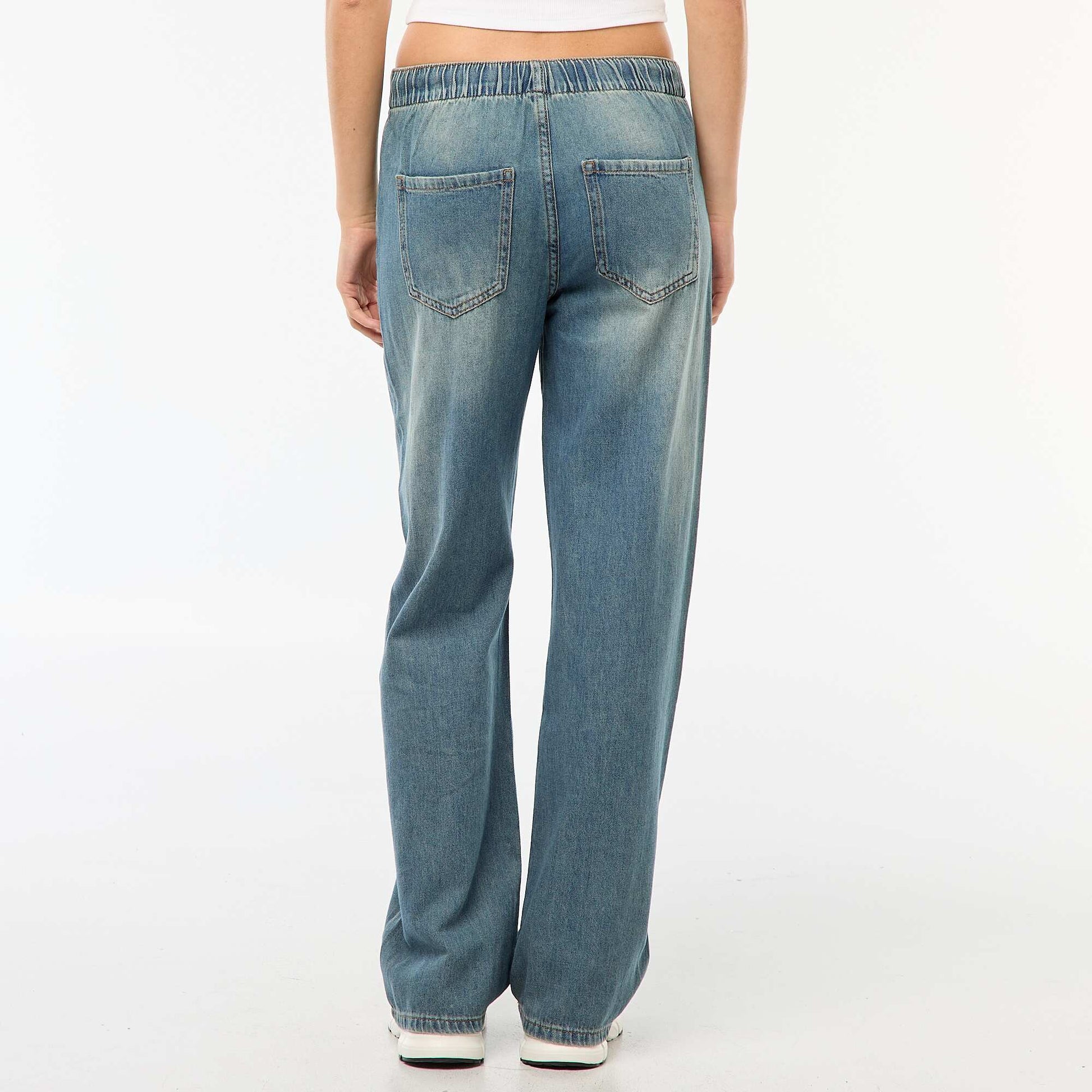 Jean ancho corte baggy AZUL