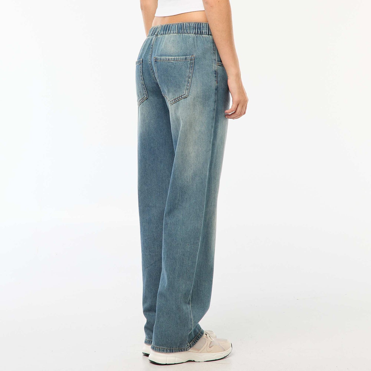 Jean ancho corte baggy AZUL