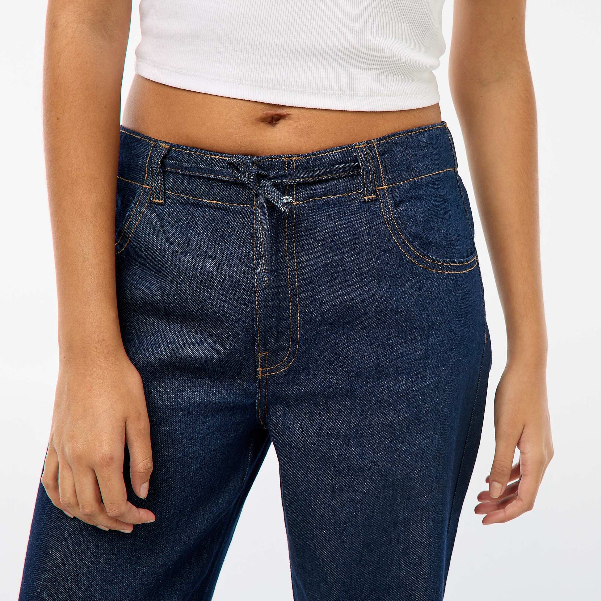 Jean ancho corte baggy AZUL