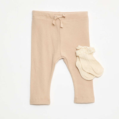 Legging de punto suave BEIGE