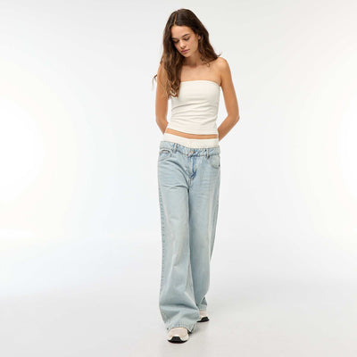 Jean efecto calzoncillo baggy AZUL