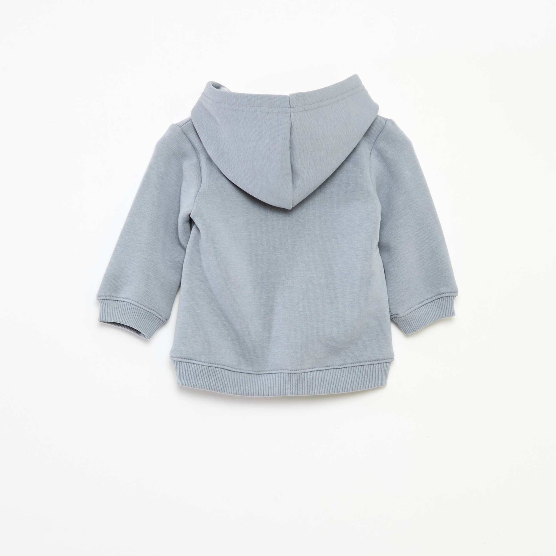 Buzo con capucha de felpa con diseño de conejo AZUL