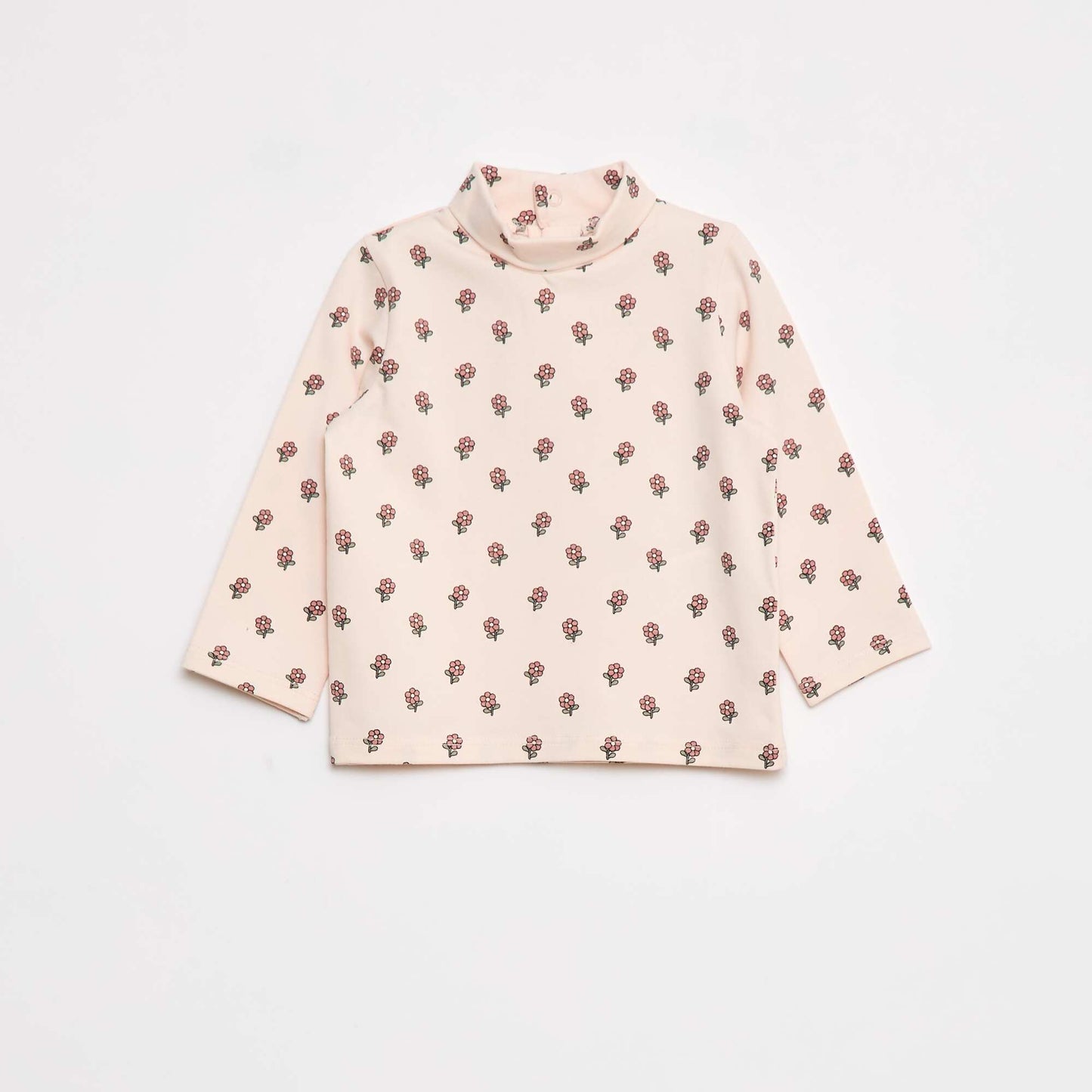 Pack de 2 camisetas interiores de cuello alto ROSA