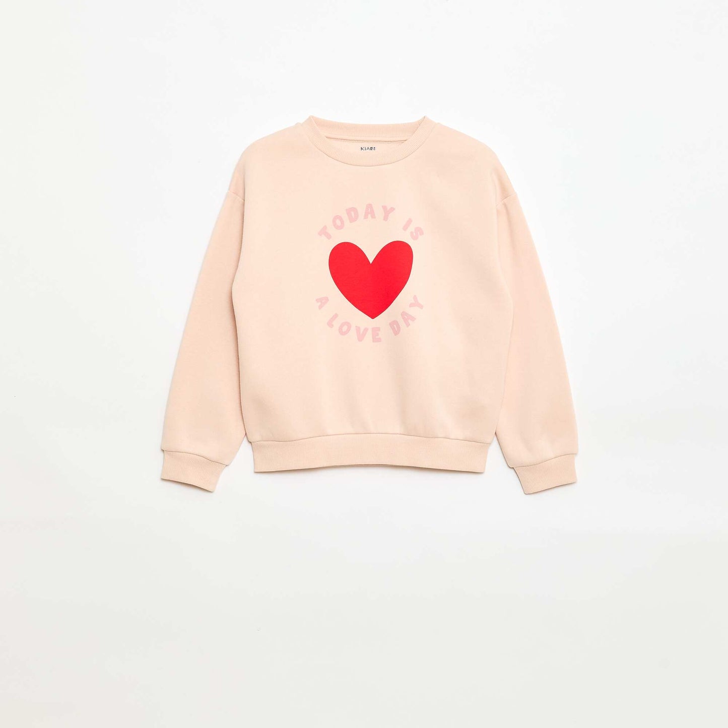 Buzo de manga larga estampada ROSA
