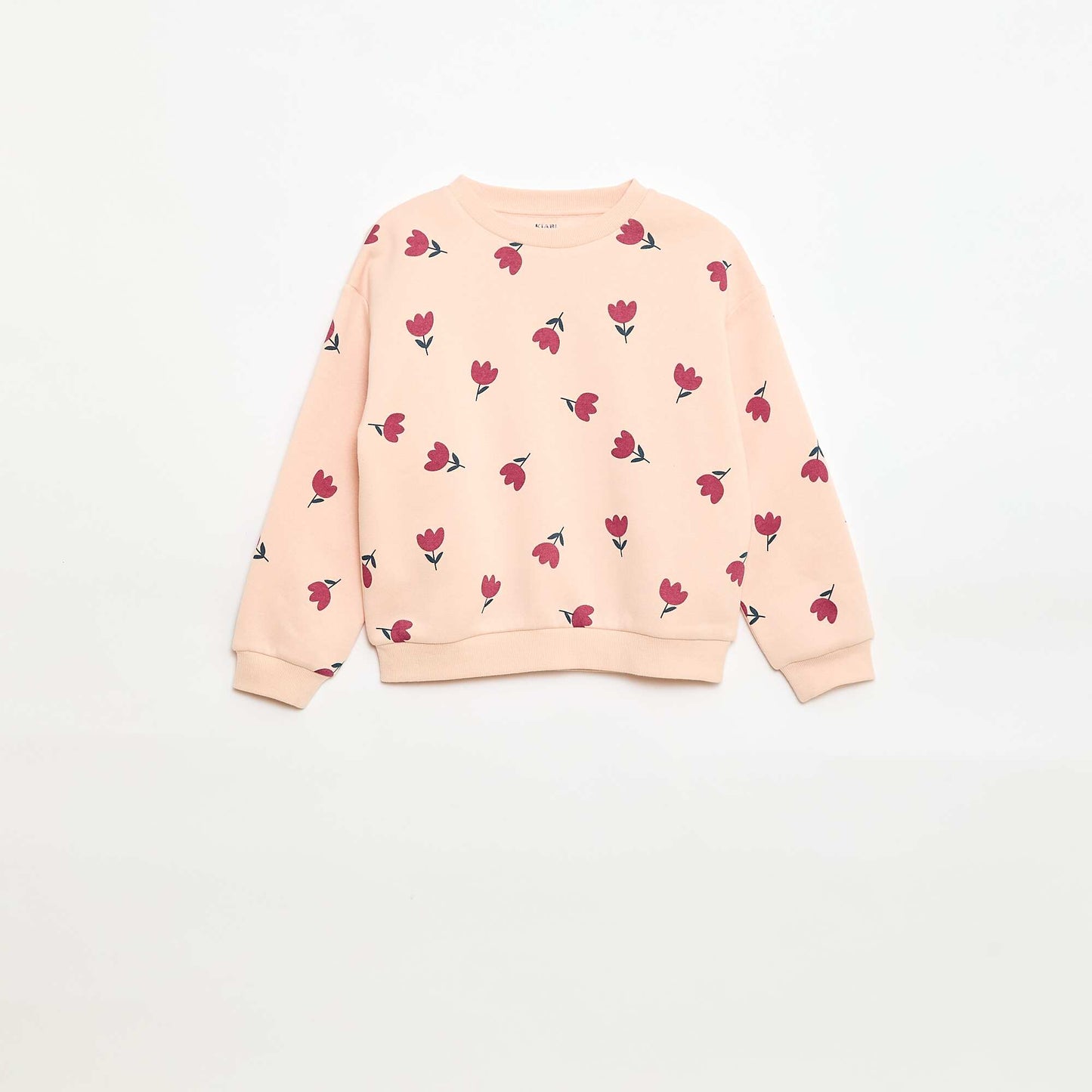 Buzo de manga larga estampada ROSA