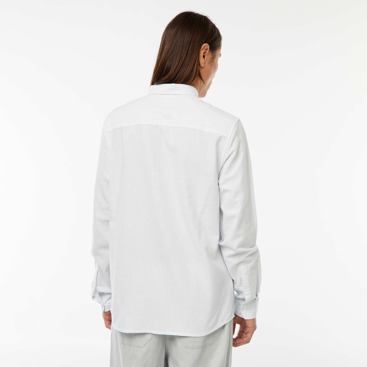 Camisa Oxford con motivo de rayas AZUL
