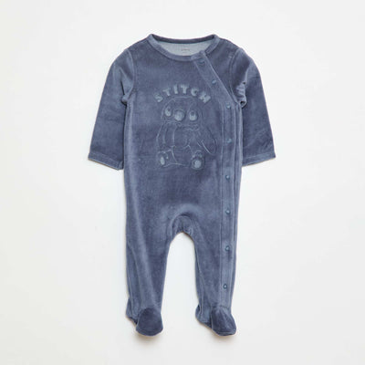 Pijama de terciopelo 'Stitch' 'Disney' AZUL