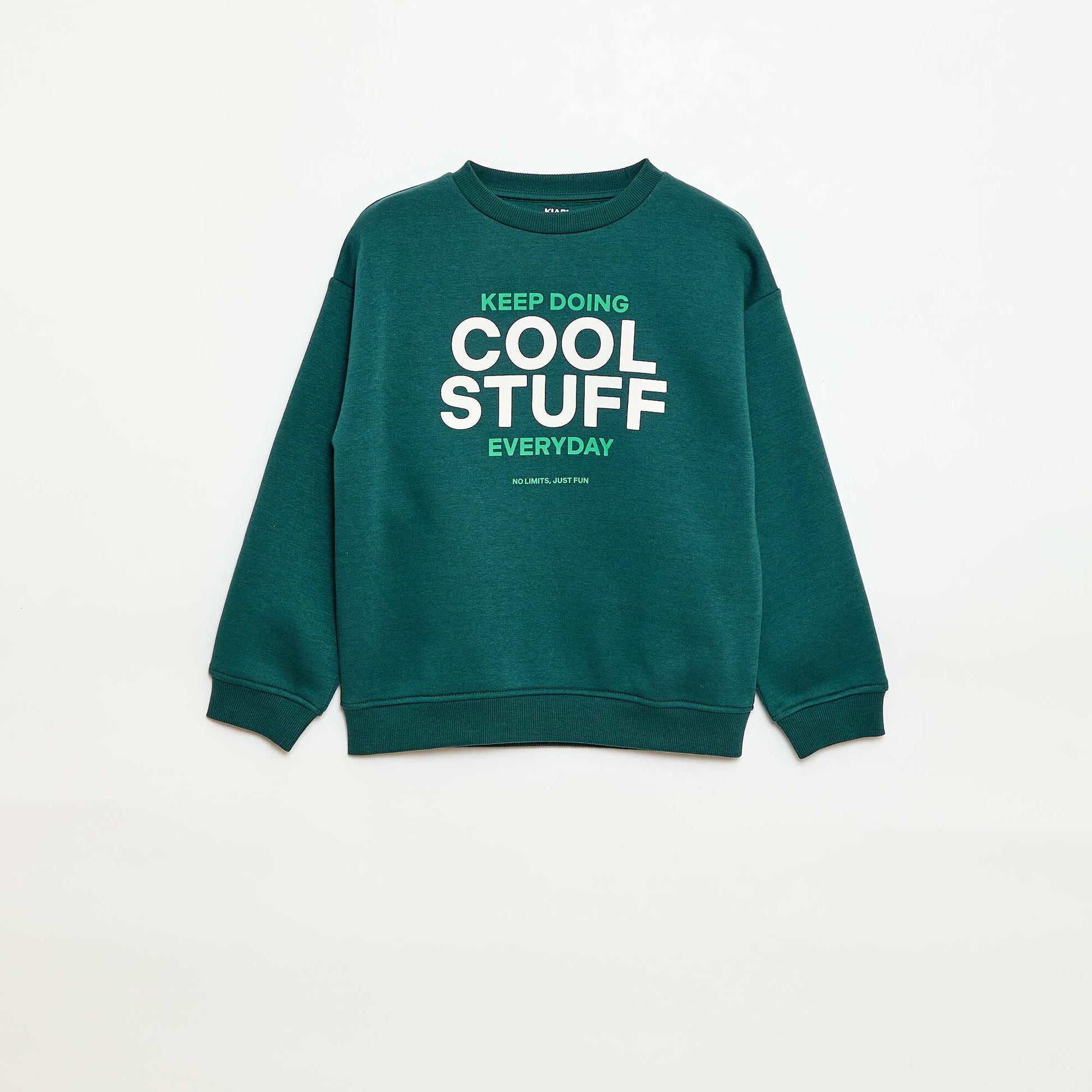 Buzo ancha con estampado VERDE
