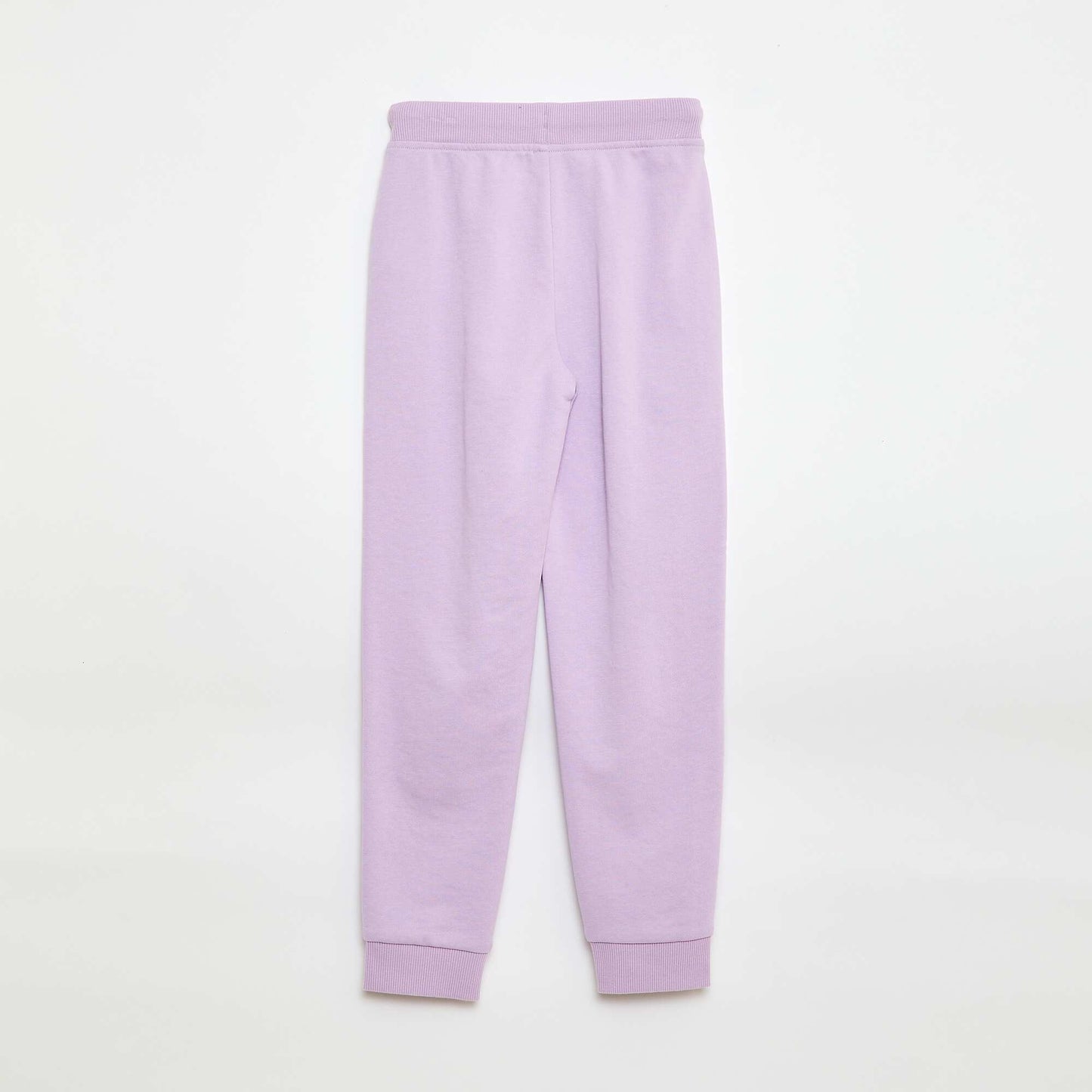 Pantalón de chándal liso con cintura elástica PURPURA