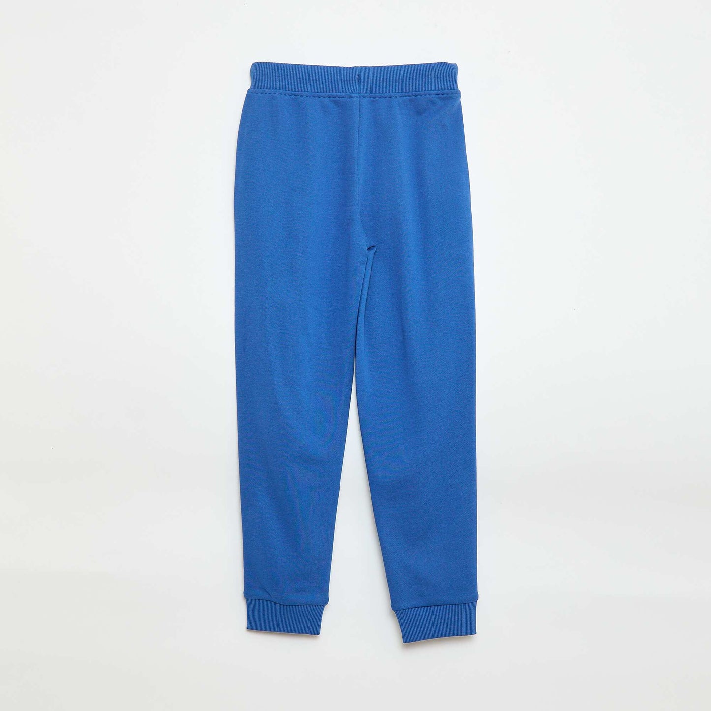Pantalón de chándal liso con cintura elástica AZUL