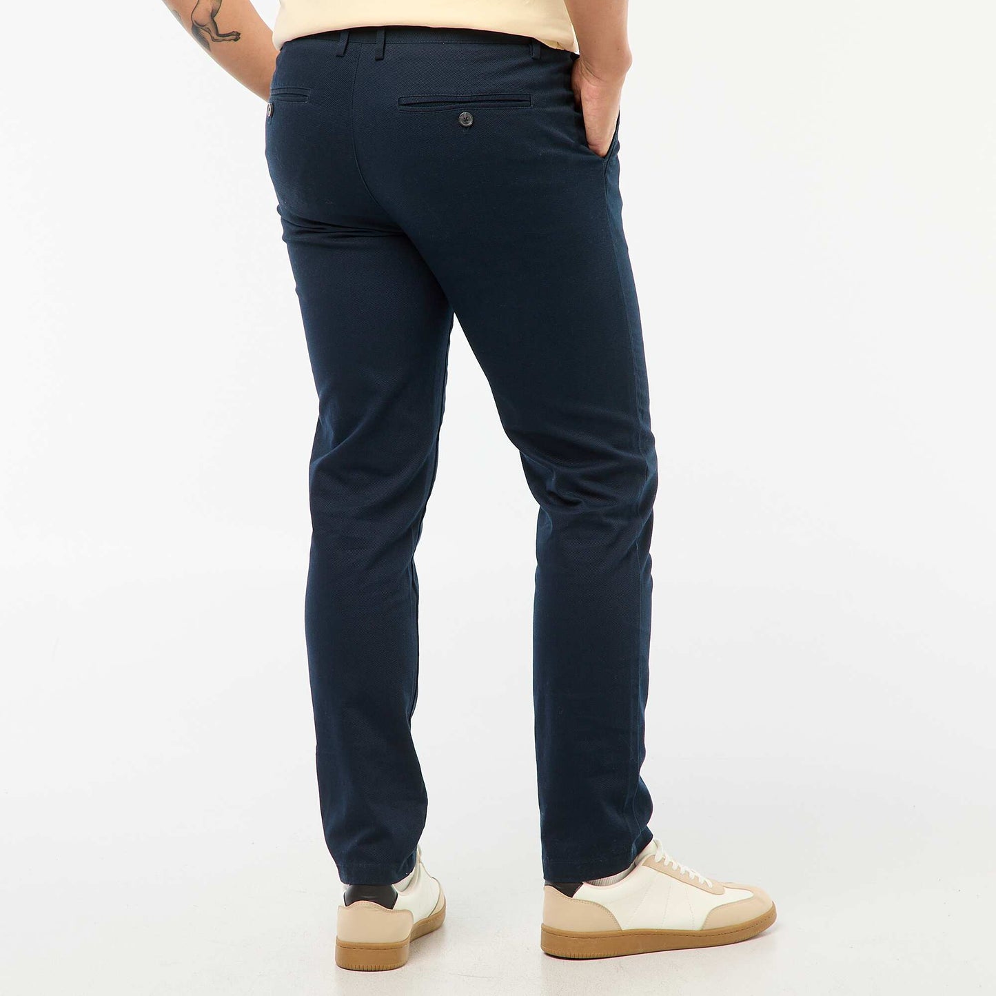 Pantalón chino de twill AZUL