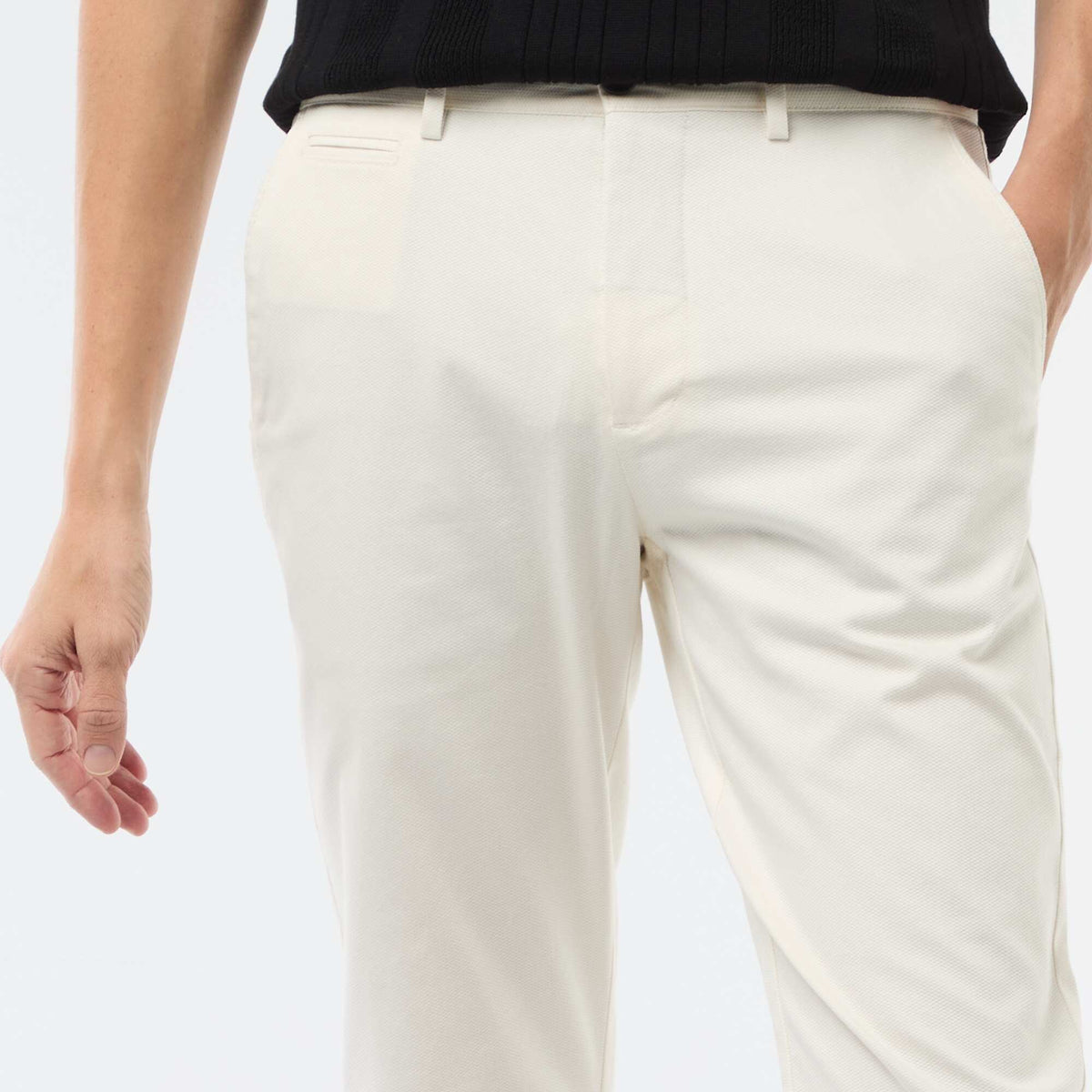 Pantalón chino de twill BLANCO