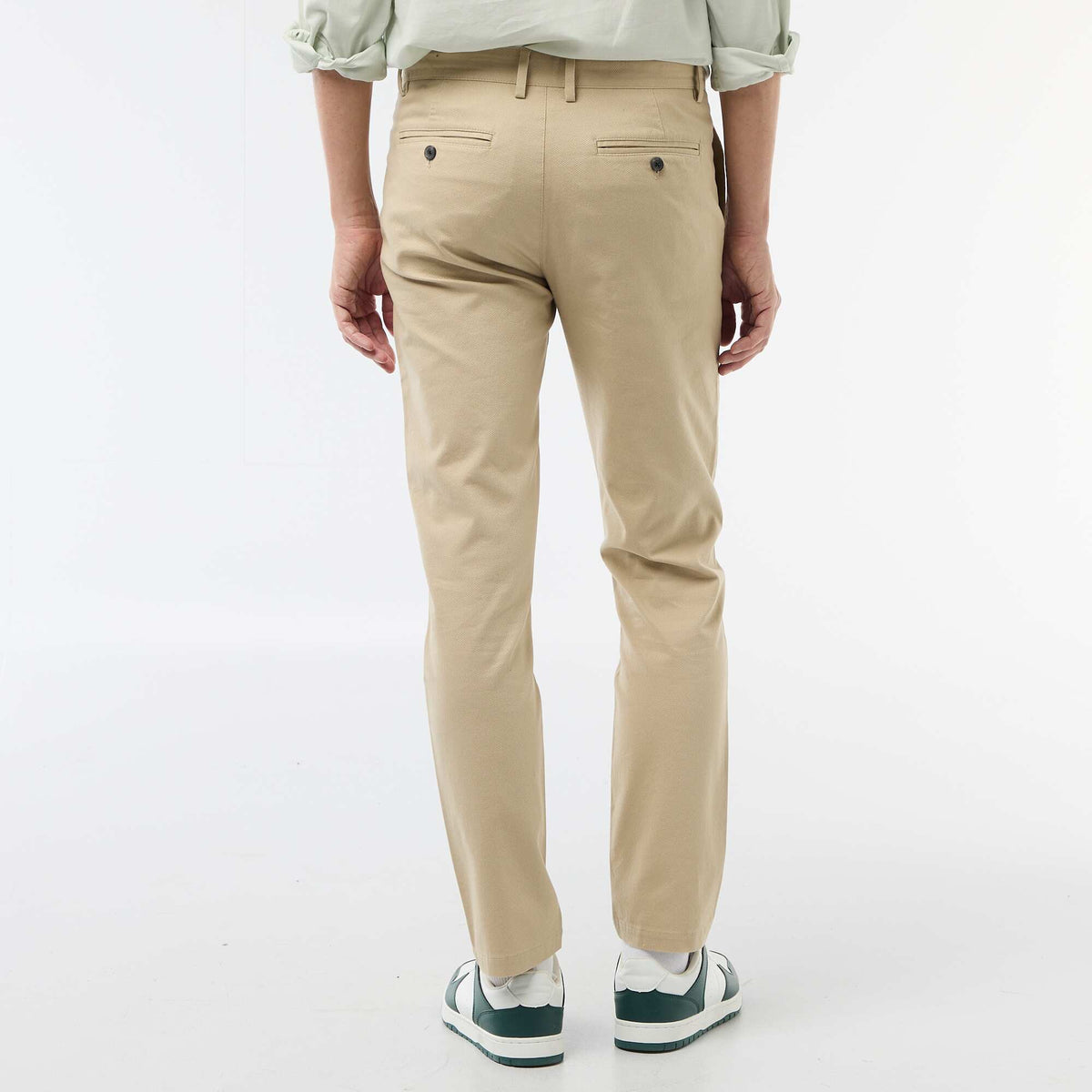 Pantalón chino de twill BEIGE