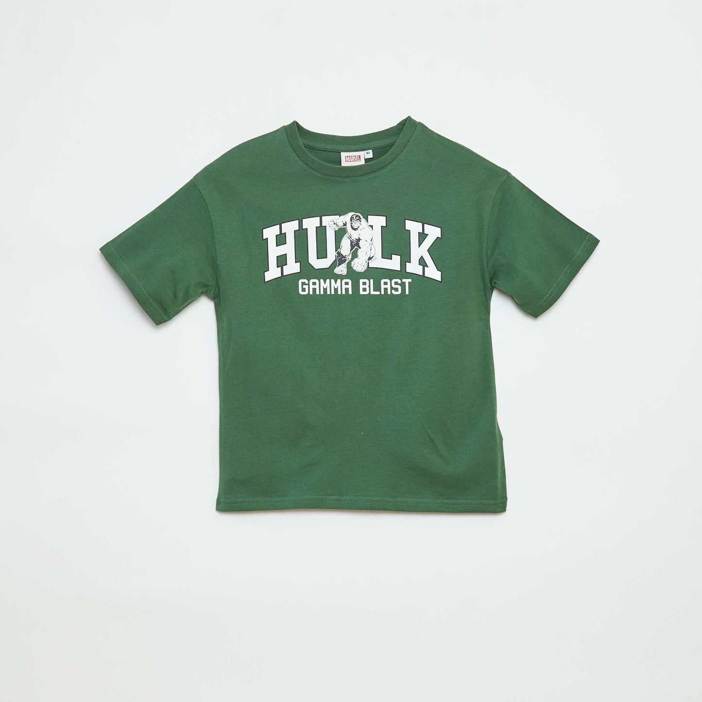 Camiseta de manga corta estampada 'Marvel' VERDE