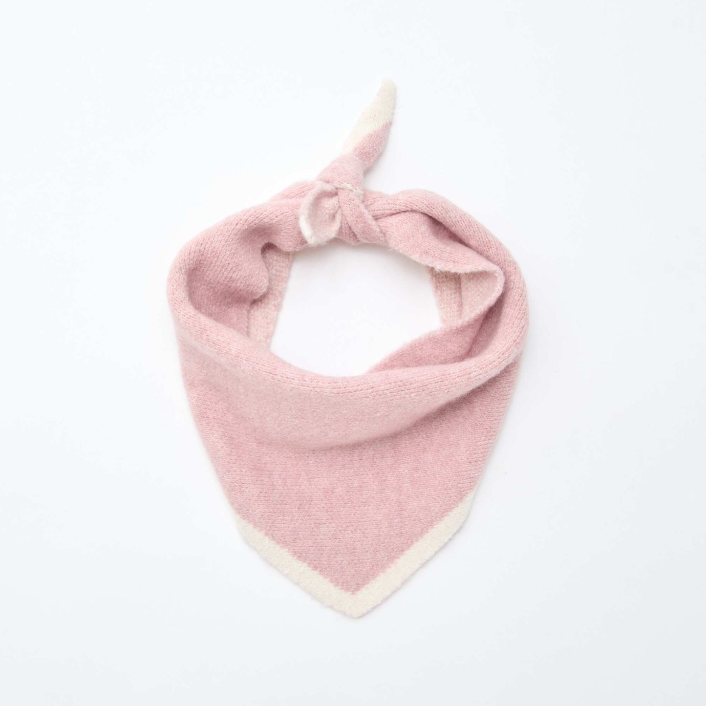 Bufanda triangular lisa ROSA
