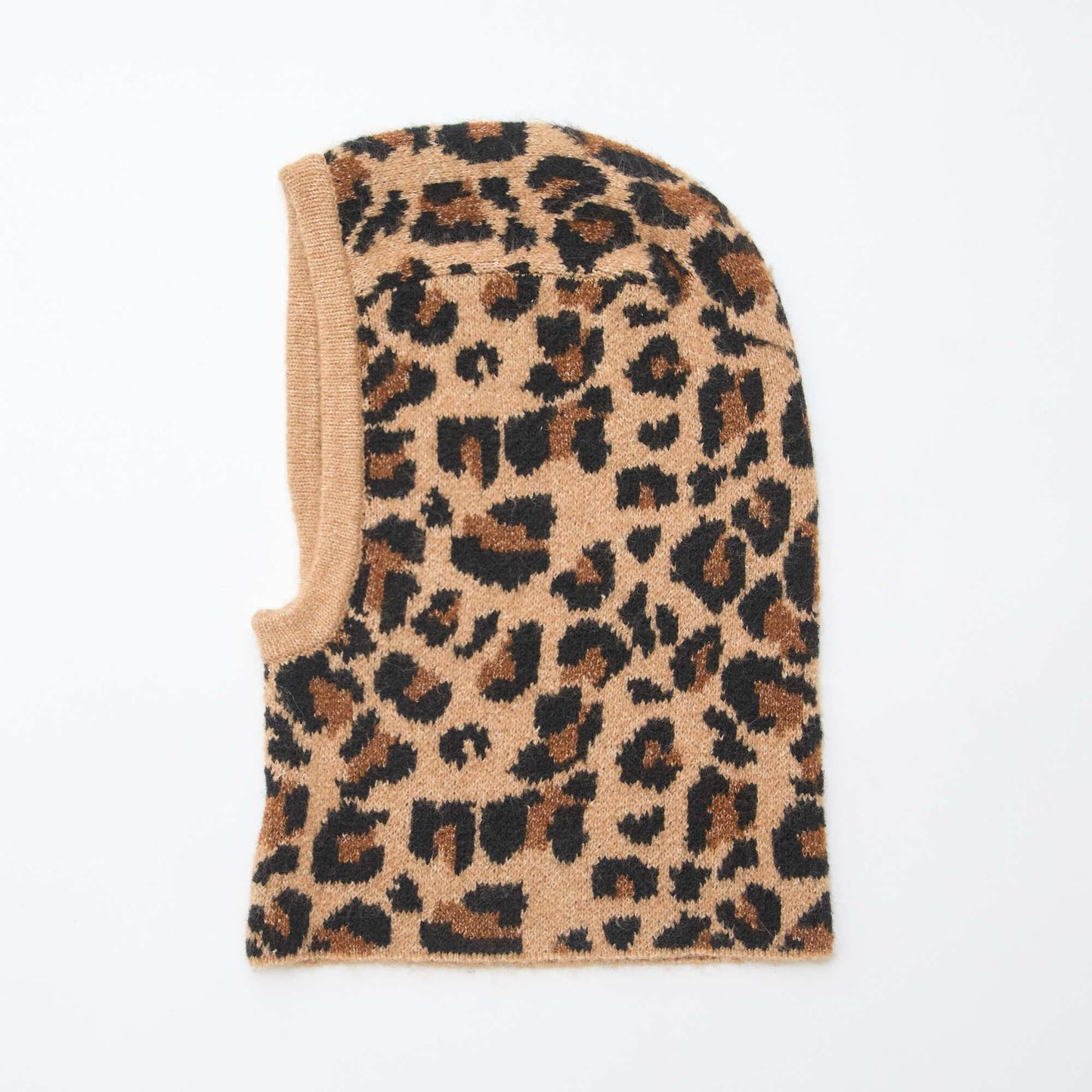 Balaclava de punto grueso MARRON