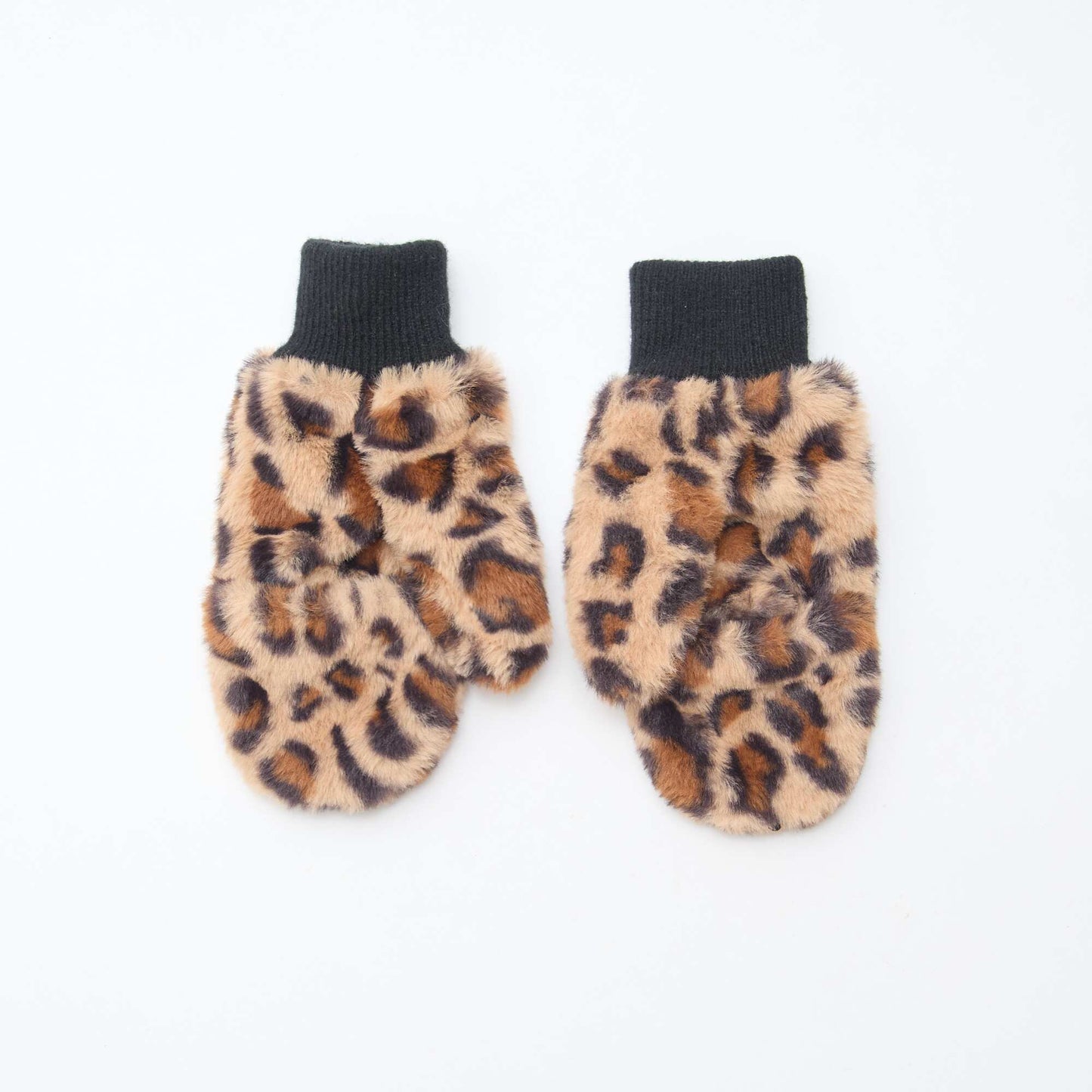 Par de manoplas/guantes sin dedos BEIGE