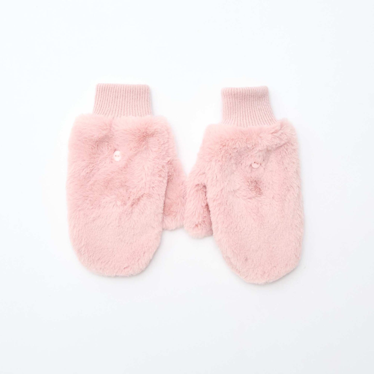 Par de manoplas/guantes sin dedos ROSA
