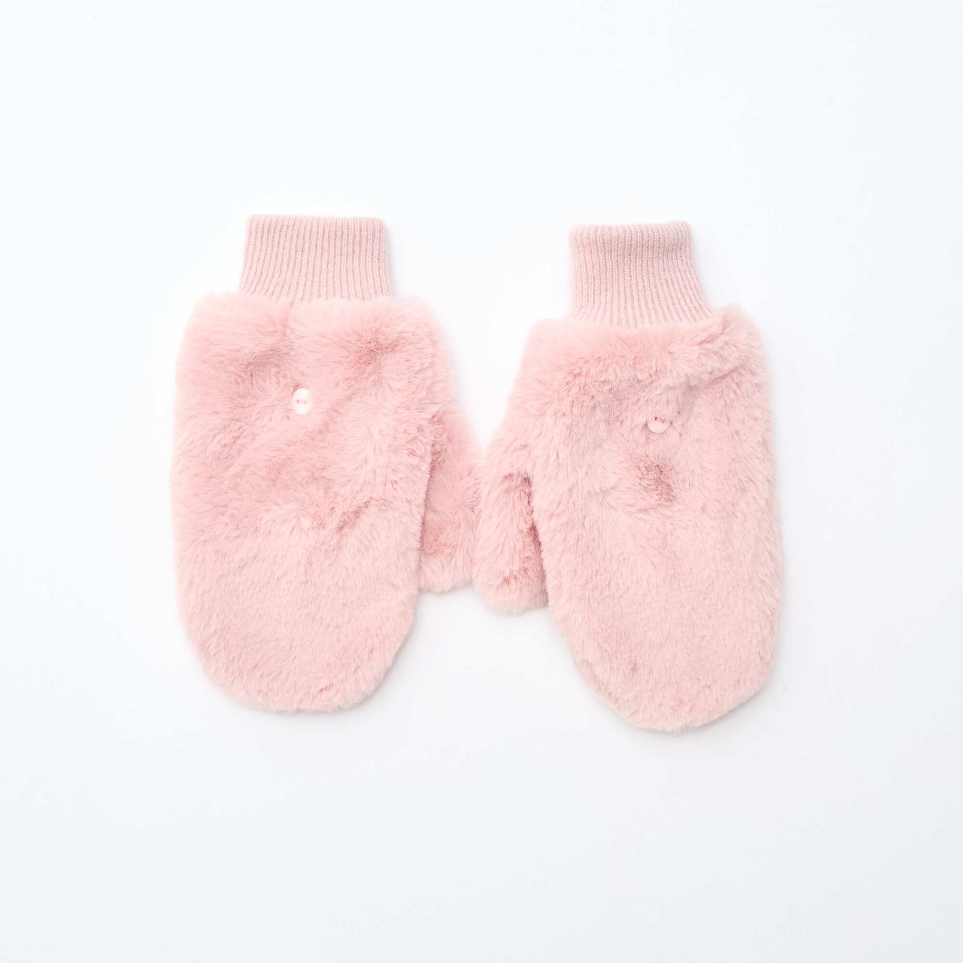 Par de manoplas/guantes sin dedos ROSA