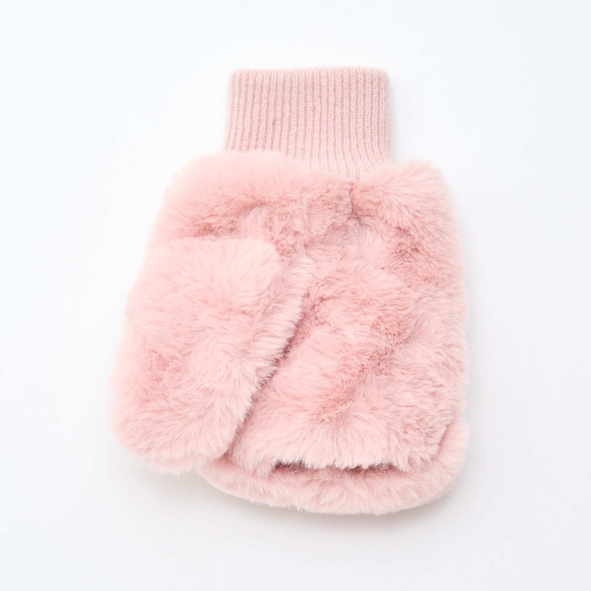 Par de manoplas/guantes sin dedos ROSA