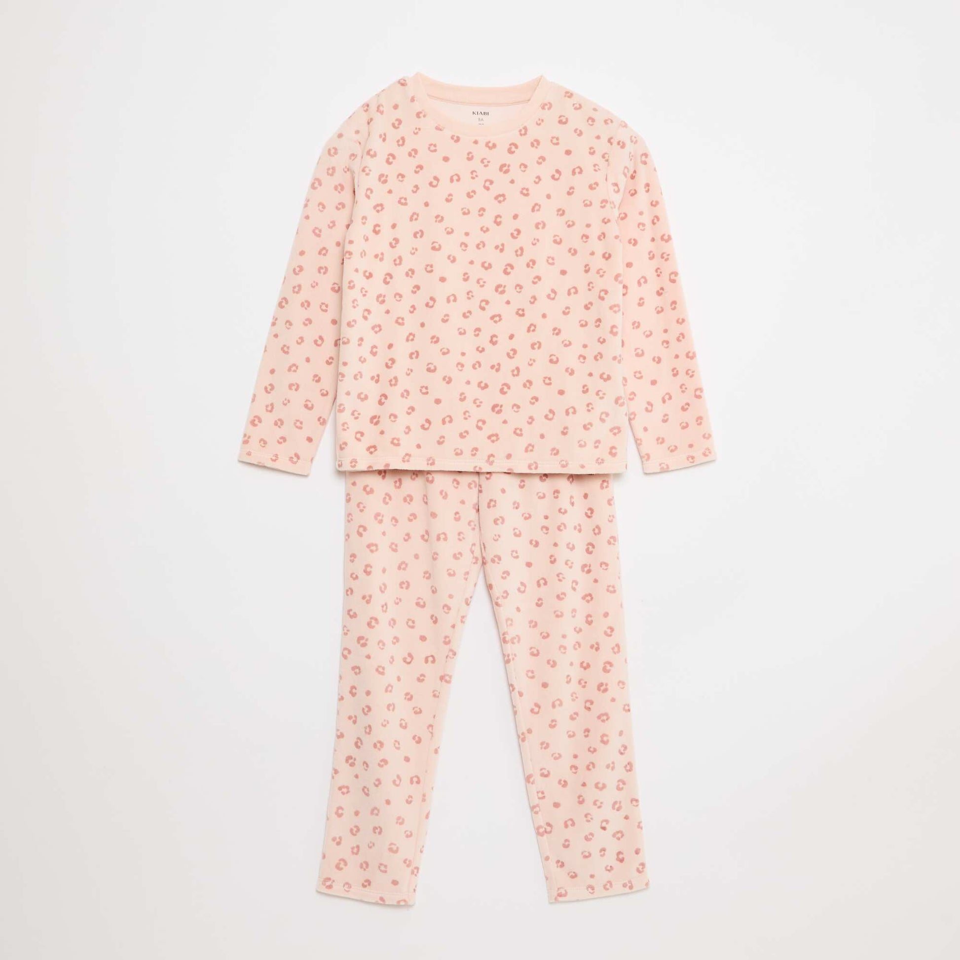 Conjunto de pijama polar buzo + pantalón - 2 piezas ROSA