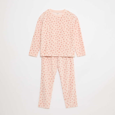 Conjunto de pijama polar buzo + pantalón - 2 piezas ROSA