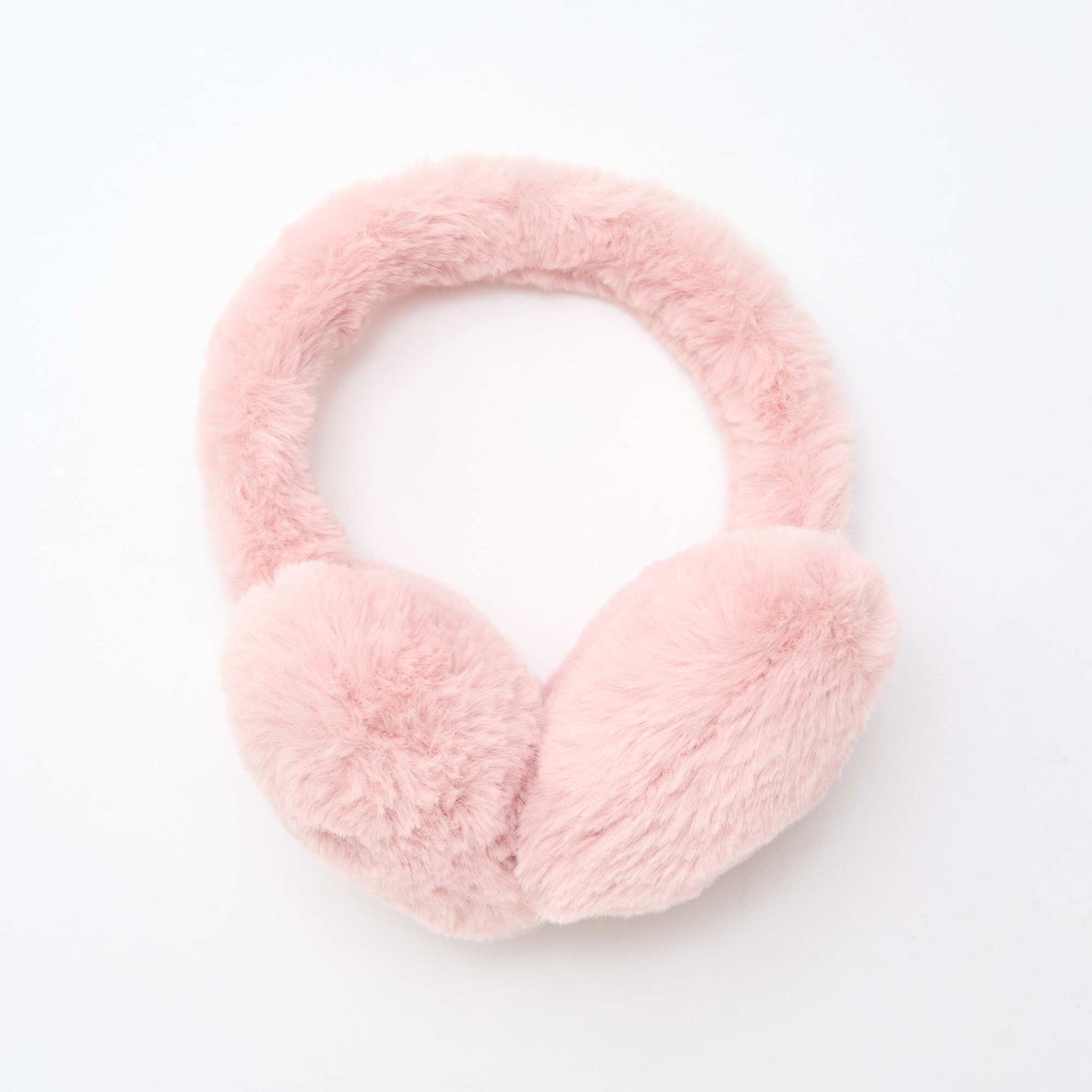 Orejeras efecto pelo ROSA