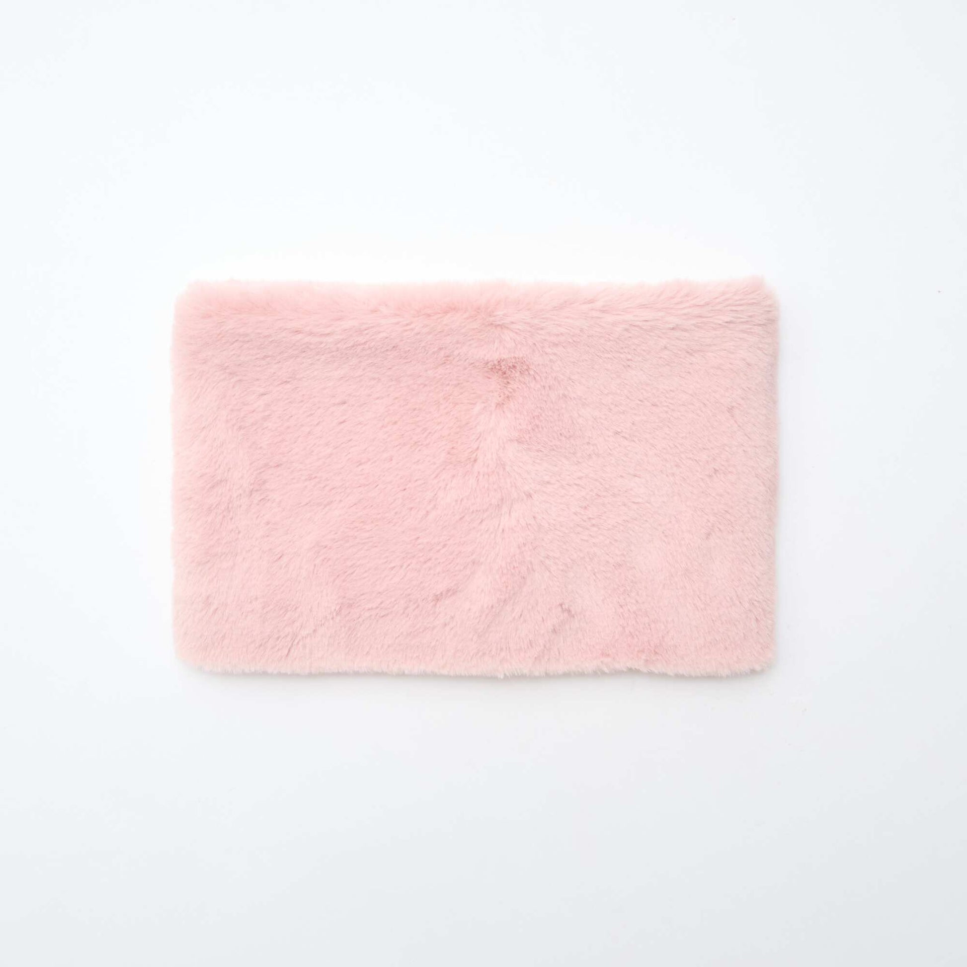 Braga de cuello efecto pelo ROSA
