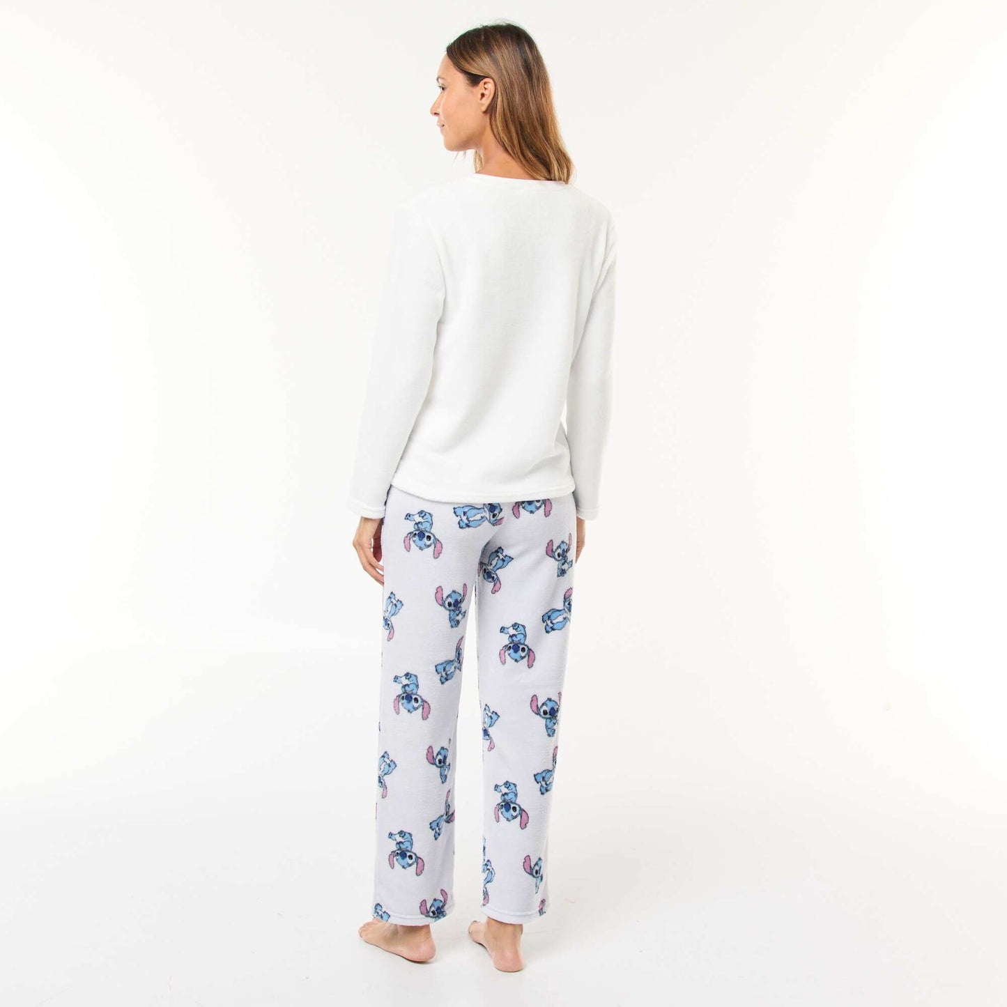 Conjunto de pijama largo 'Stitch' 'Disney' en polar - 2 piezas AZUL