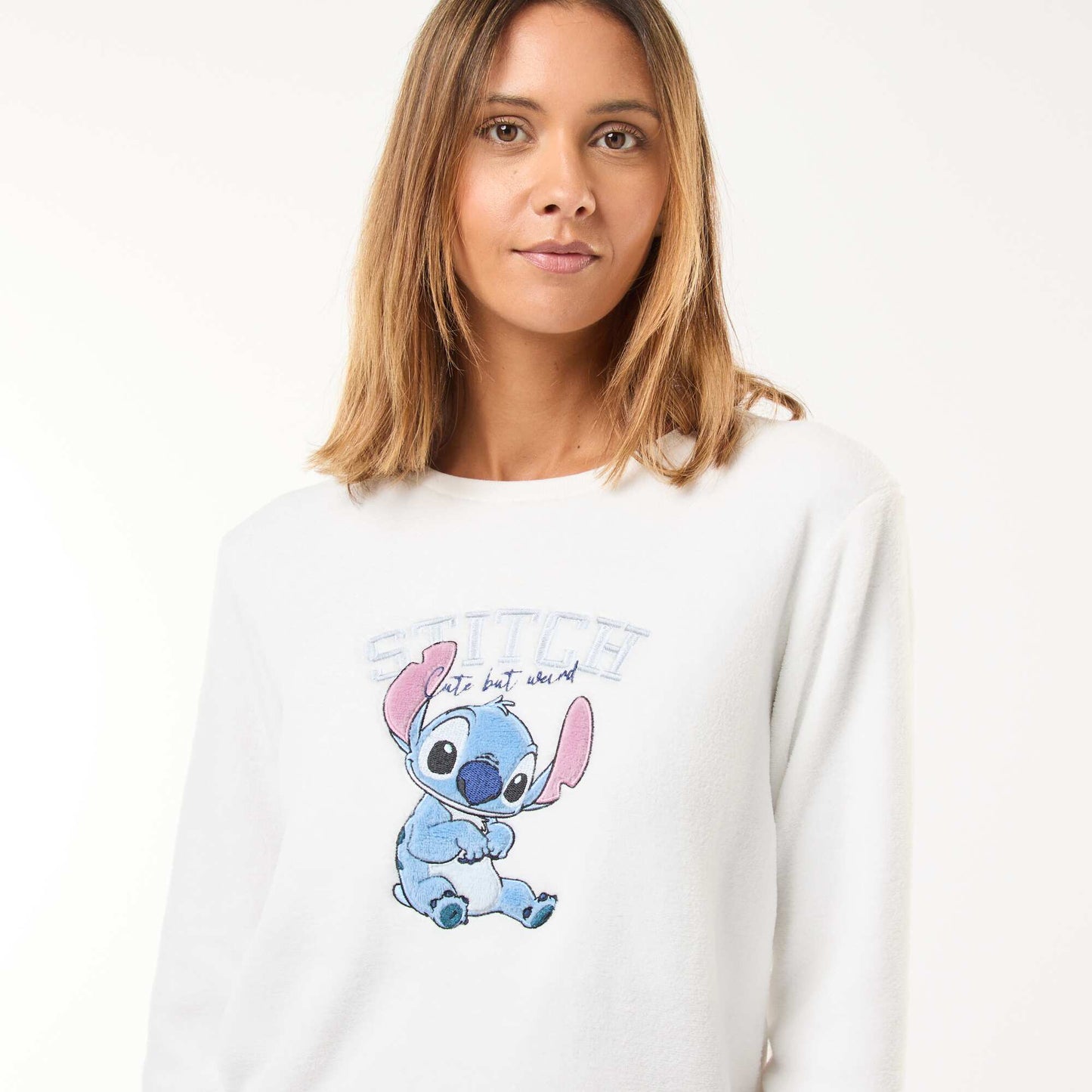 Conjunto de pijama largo 'Stitch' 'Disney' en polar - 2 piezas AZUL