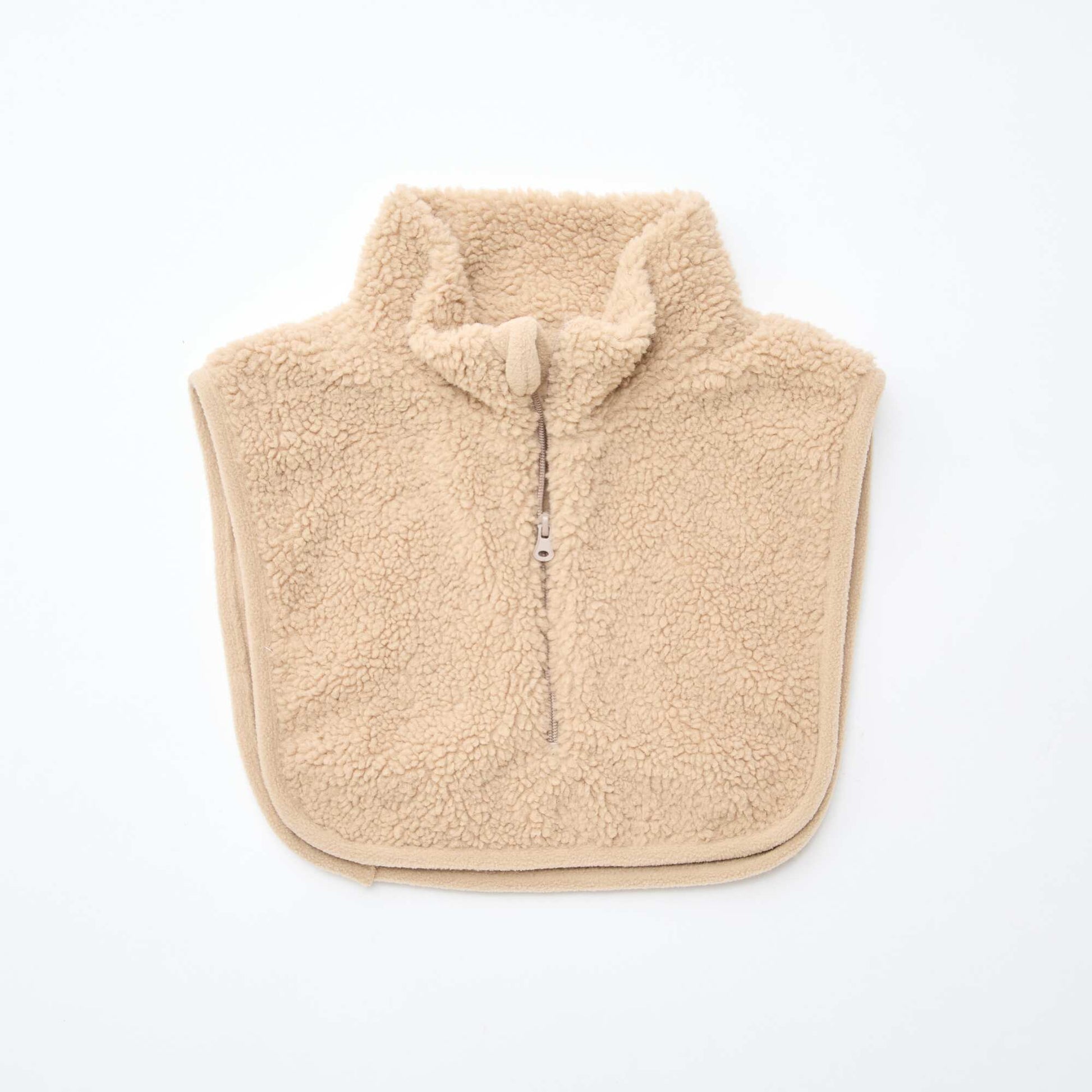 Cuello babero muy suave BEIGE