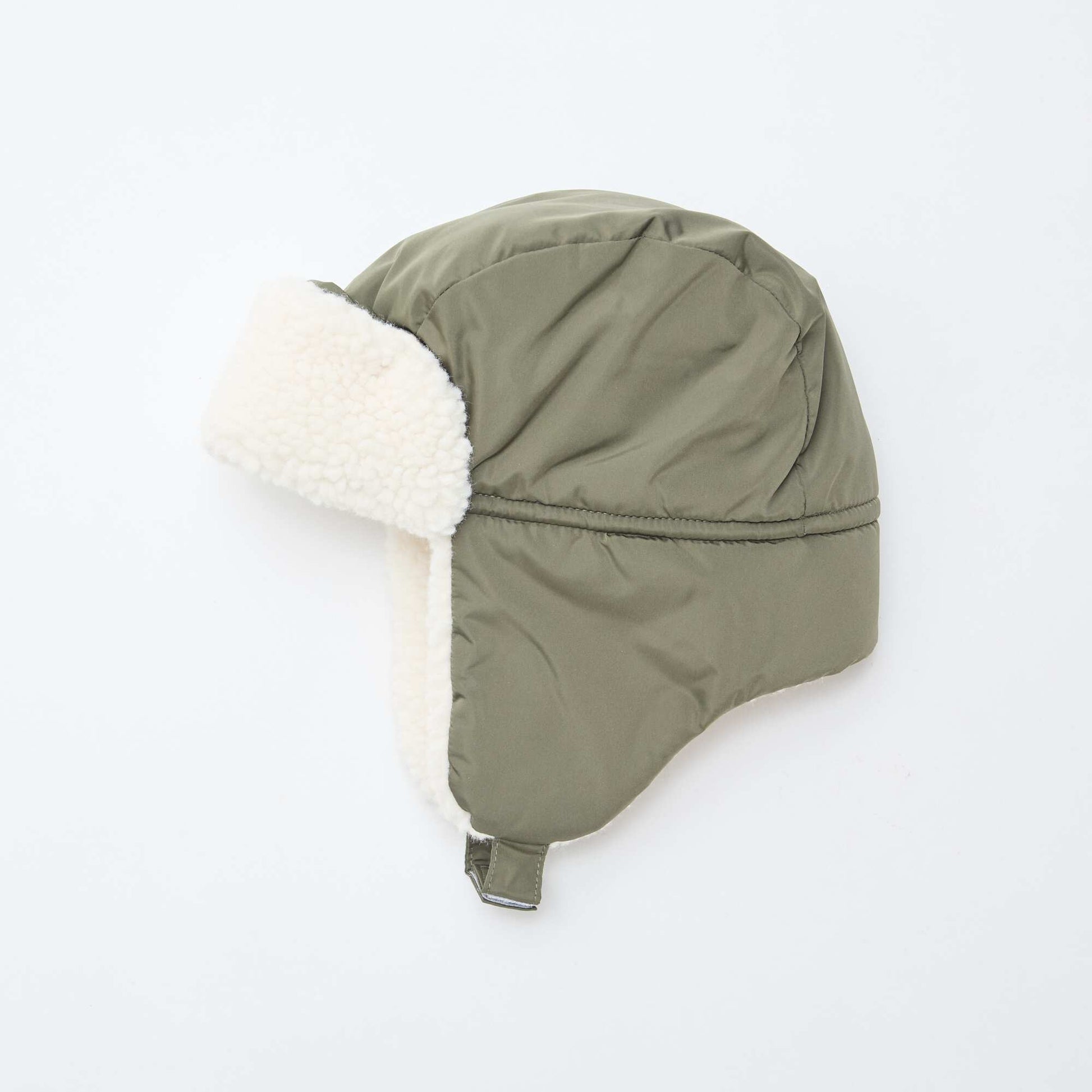 Conjunto gorro con orejeras + manoplas KAKI