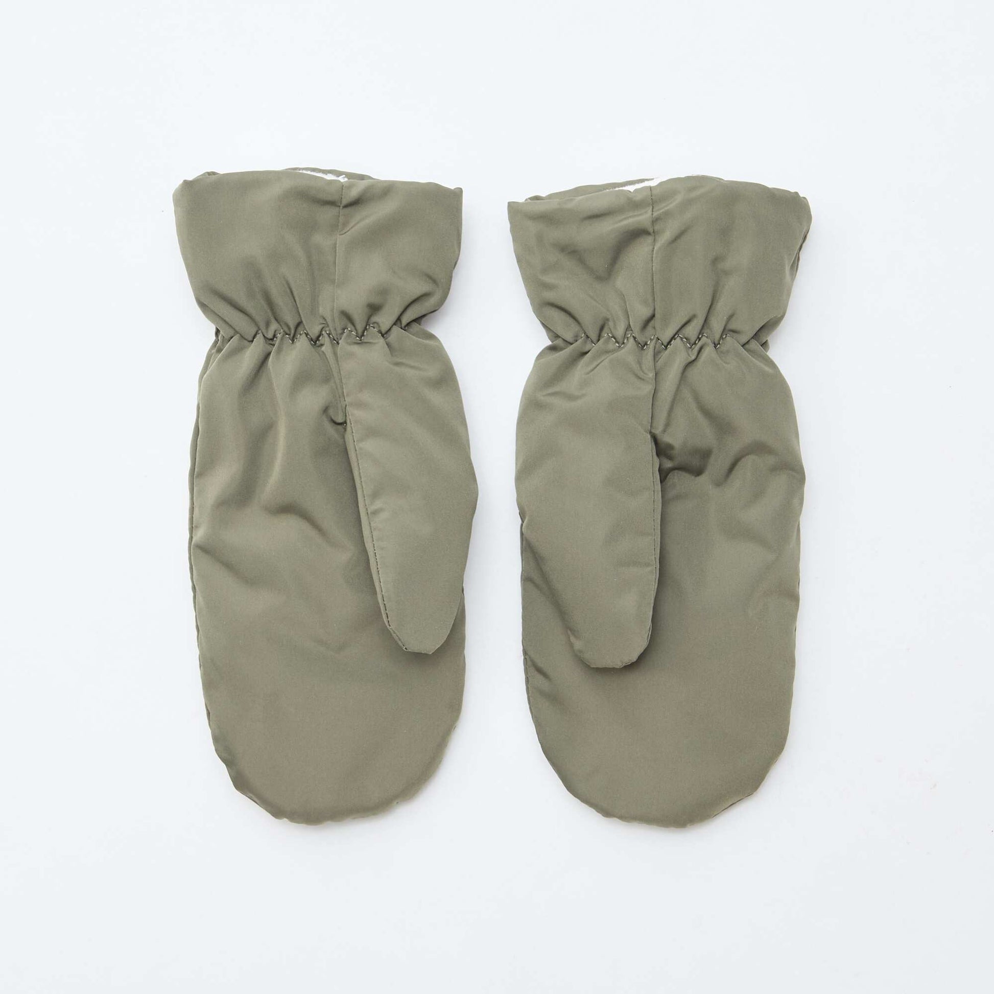 Conjunto gorro con orejeras + manoplas KAKI