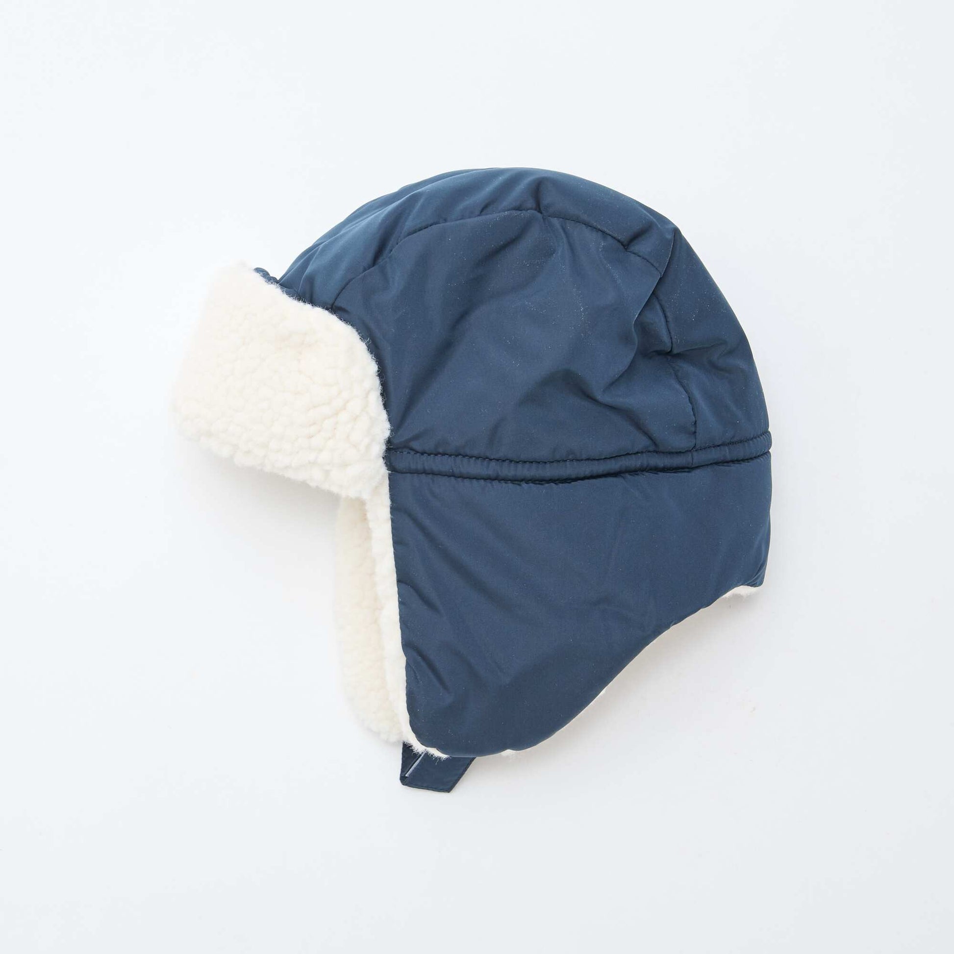 Conjunto gorro con orejeras + manoplas AZUL