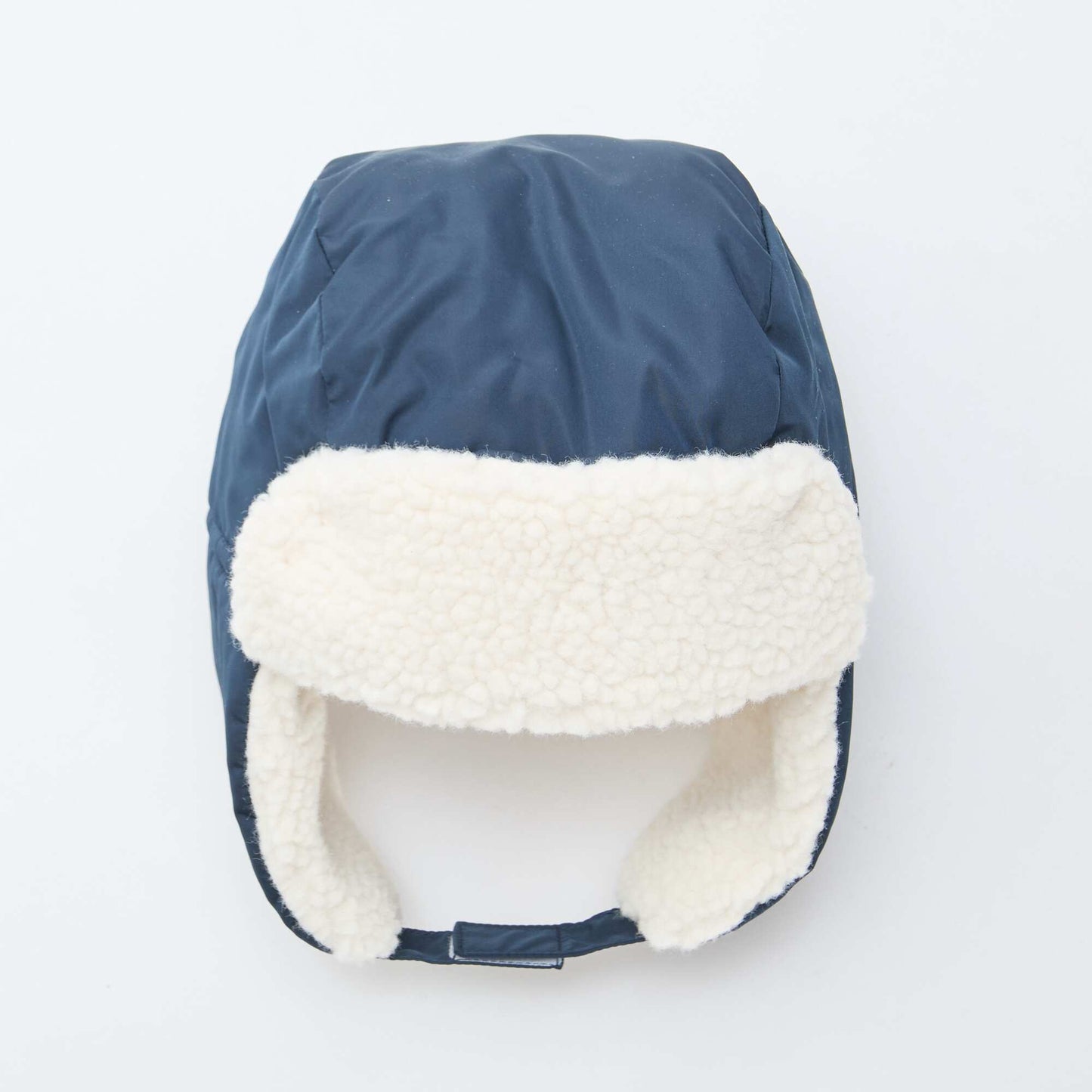 Conjunto gorro con orejeras + manoplas AZUL