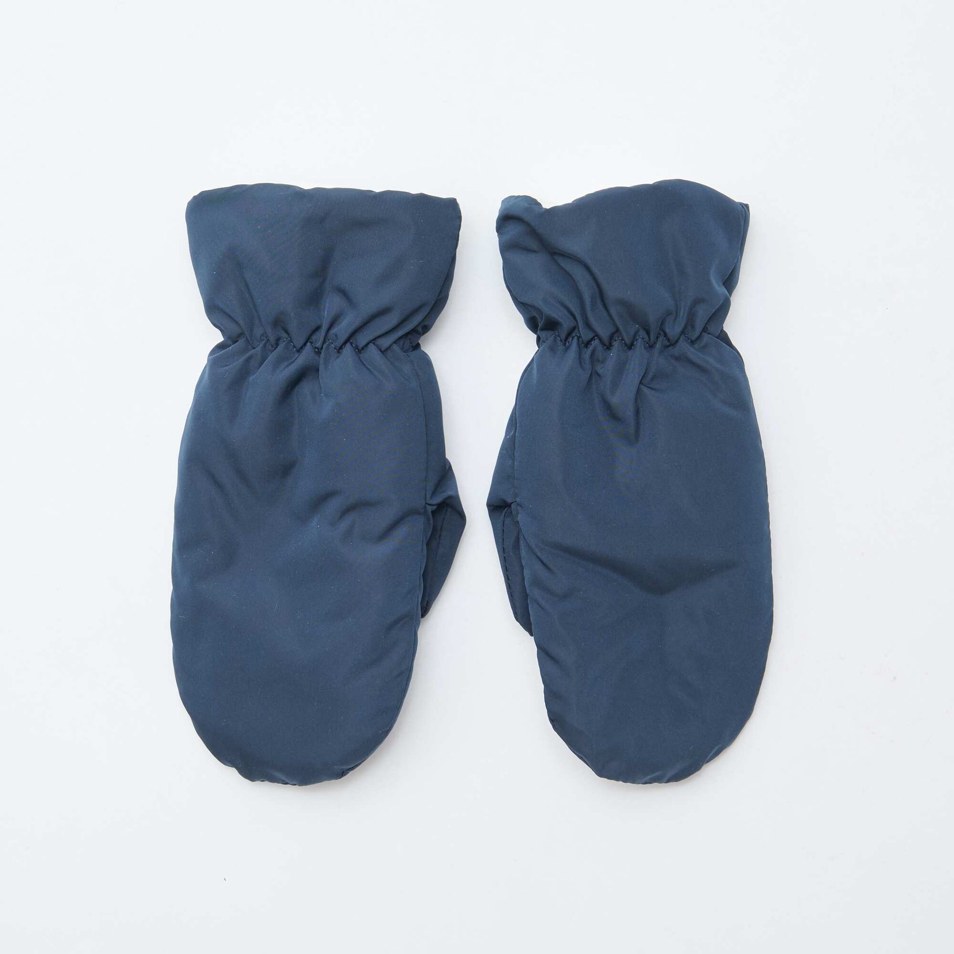 Conjunto gorro con orejeras + manoplas AZUL