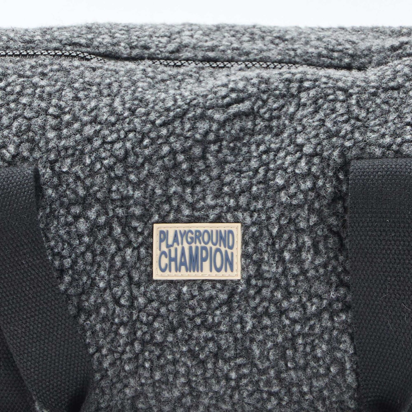 Bolso de fin de semana en borreguito GRIS