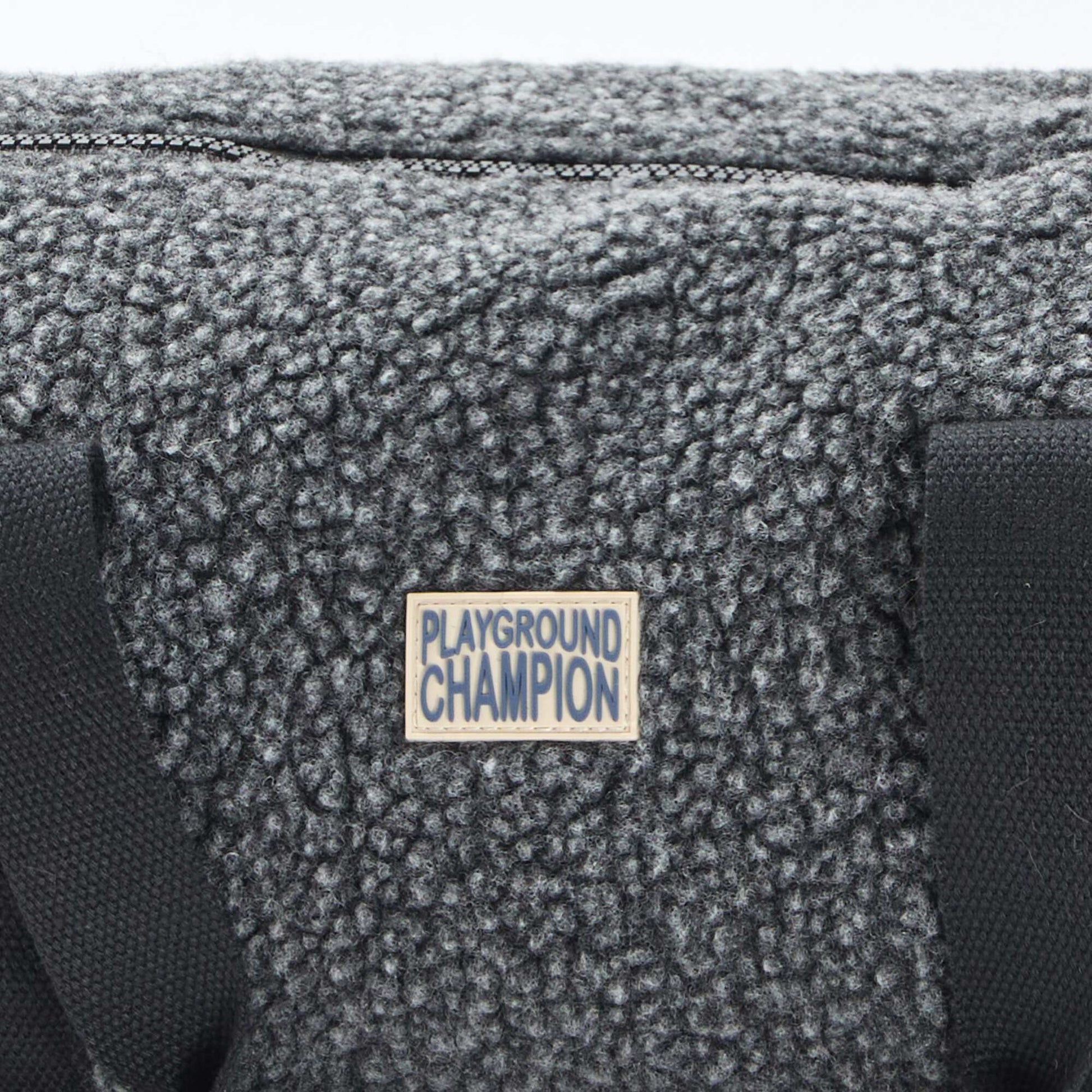 Bolso de fin de semana en borreguito GRIS