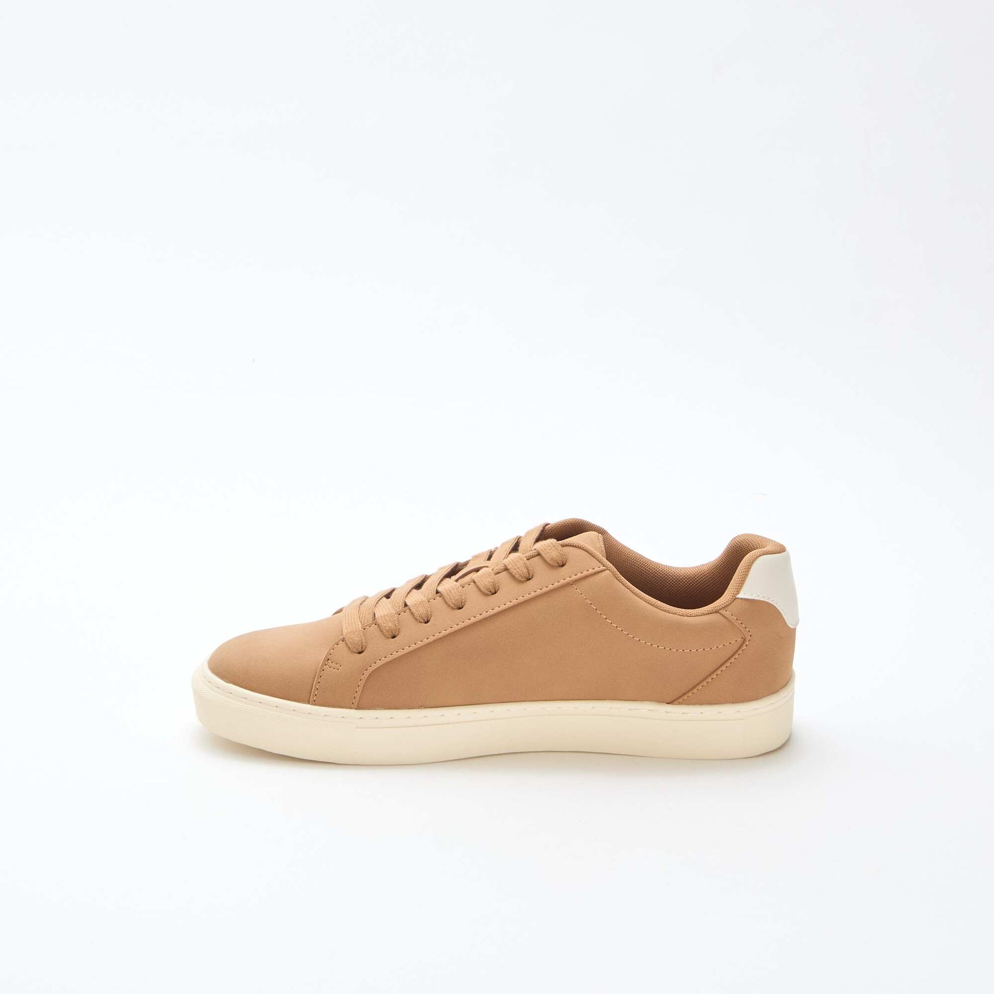 Zapatillas bajas bicolor MARRON
