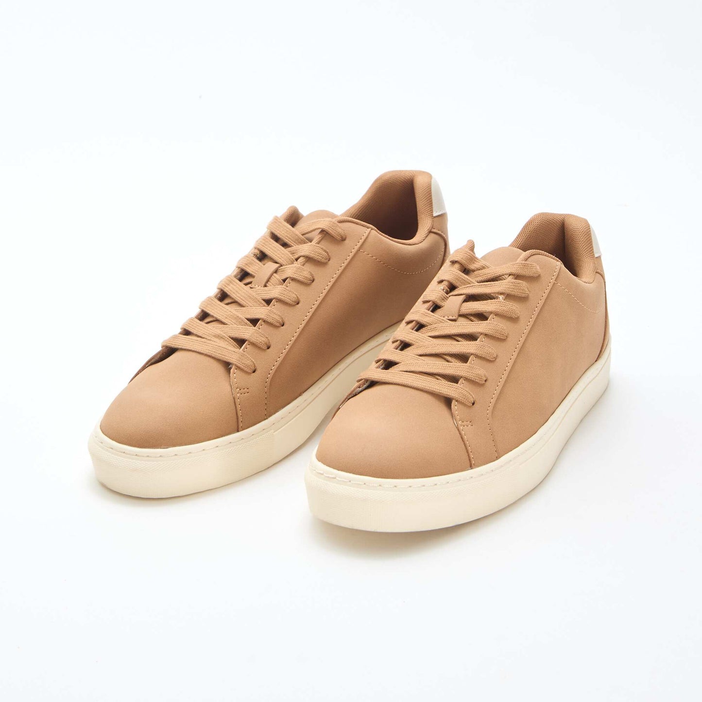 Zapatillas bajas bicolor MARRON