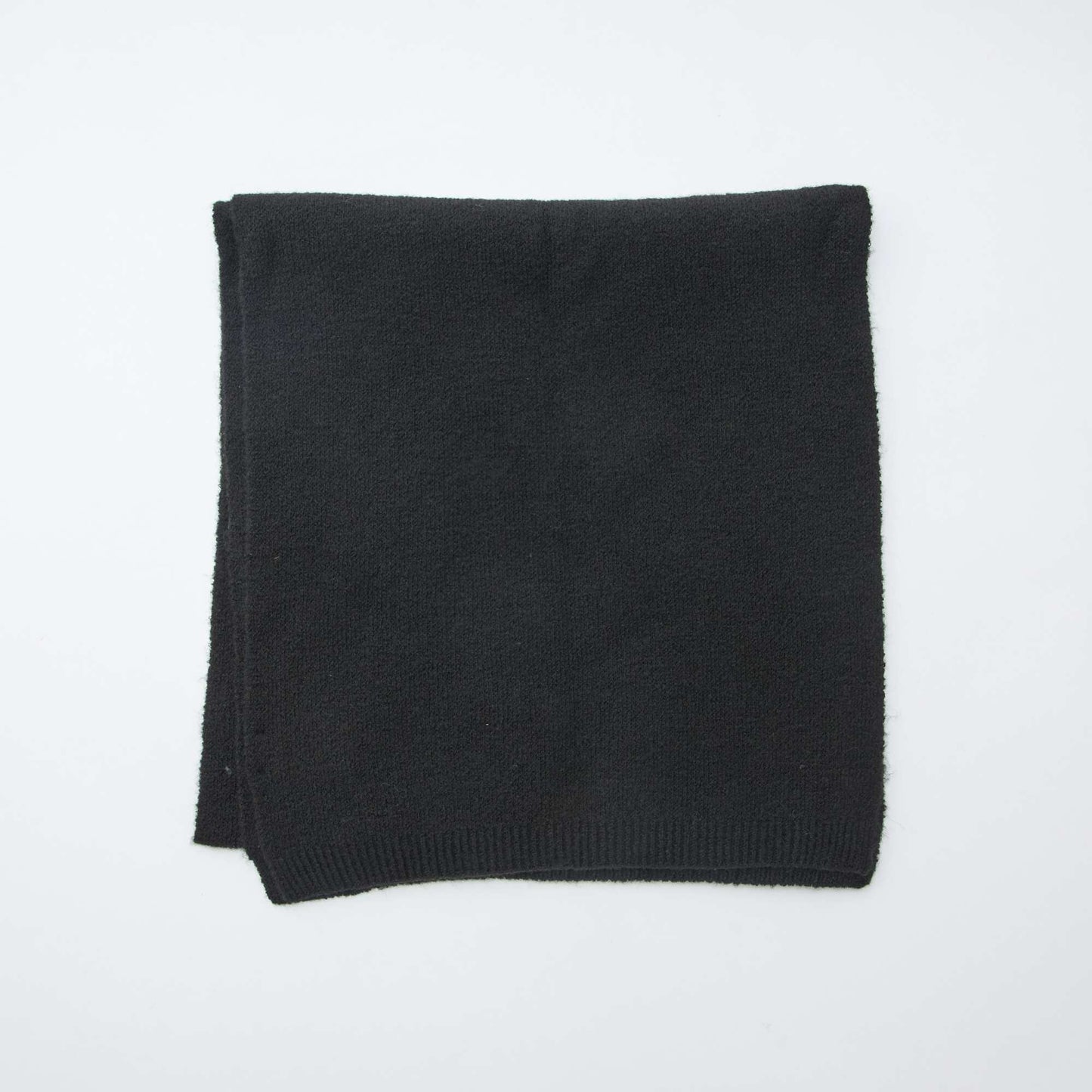 Bufanda cálida lisa NEGRO