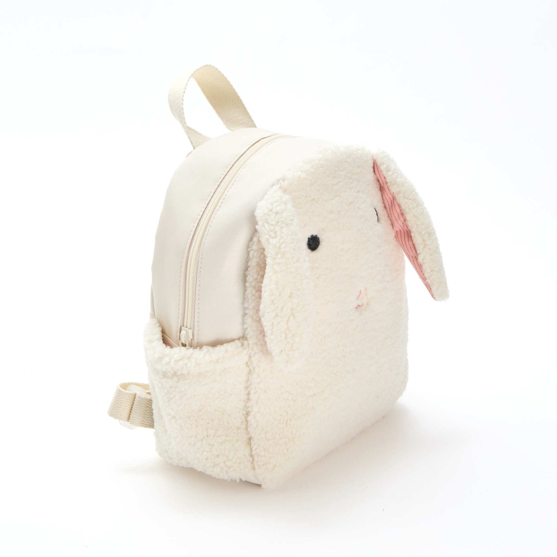 Mochila animada de conejo BLANCO