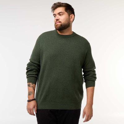 Sweater de punto liso KAKI