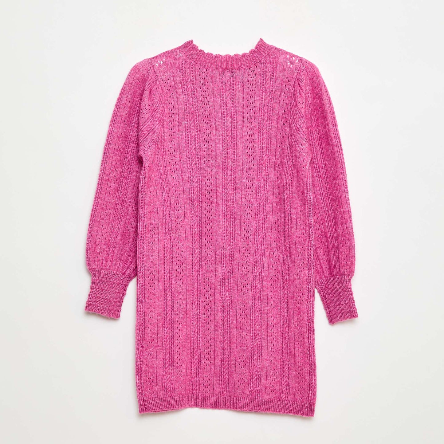 Vestido sweater de punto calado ROSA